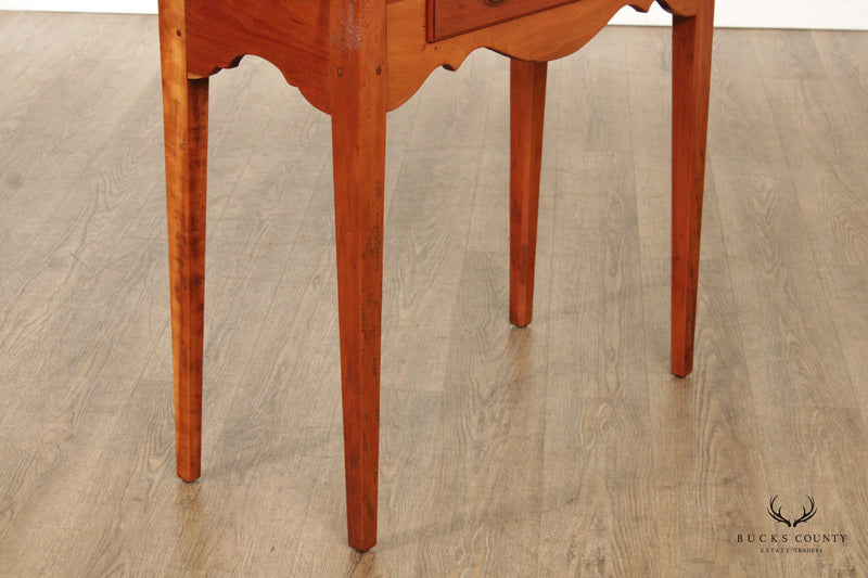 Stephen Von Hohen Bucks County Collection One Drawer Cherry Console Table