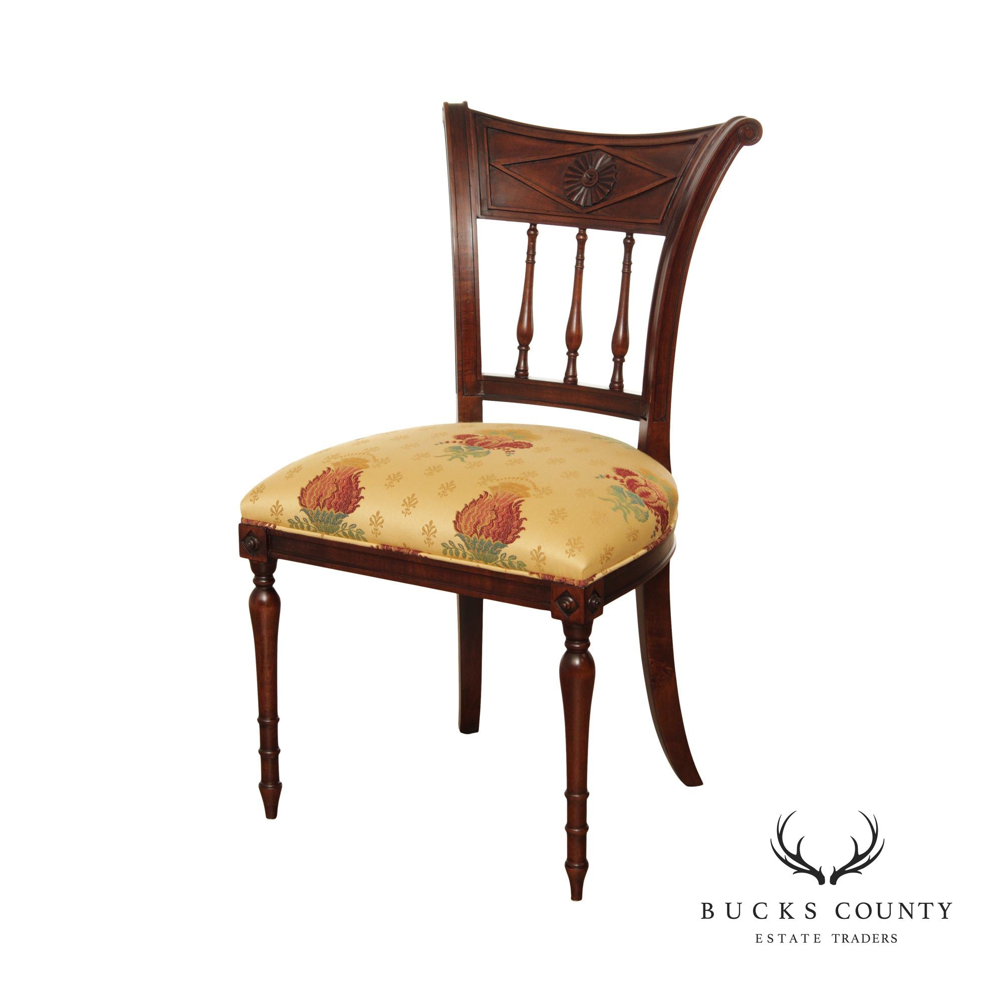 Hickory Chair Co. Regency Style Mahogany Side Chair