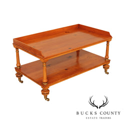 Baker Historic Charleston Reproductions Pine Coffee Table