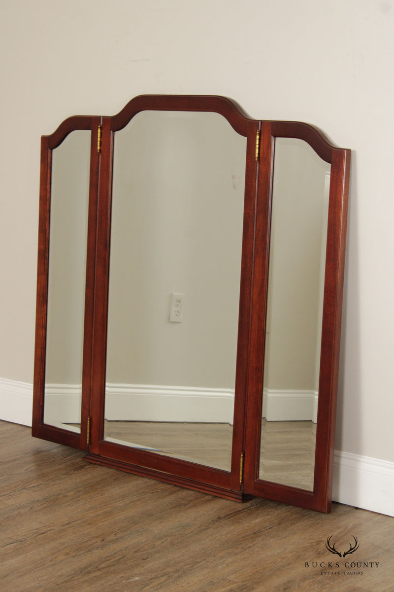 Pennsylvania House Cherry Tri-Fold Dresser Mirror