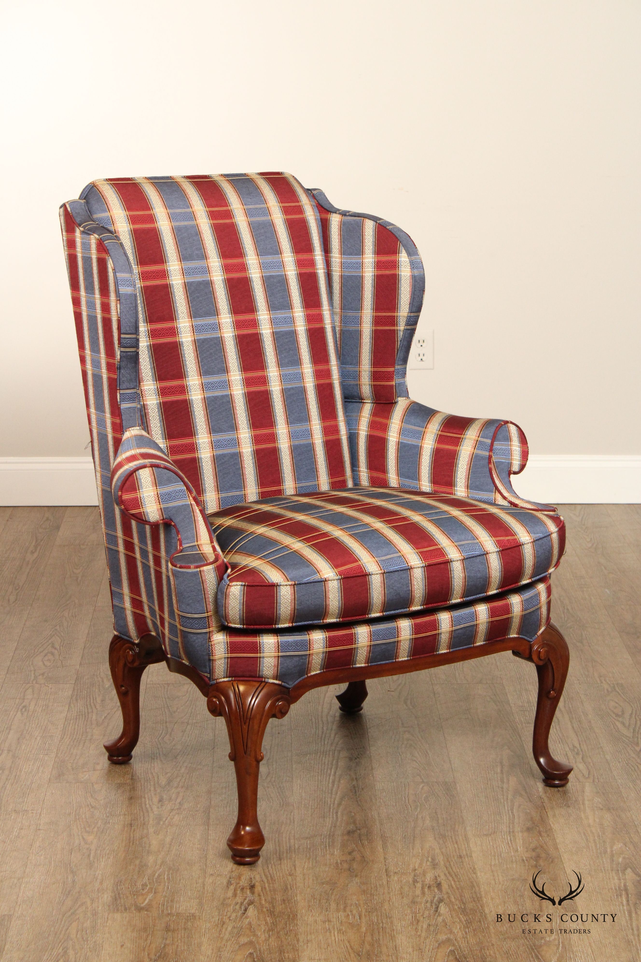 Southwood Georgian Style Wing Back Chair