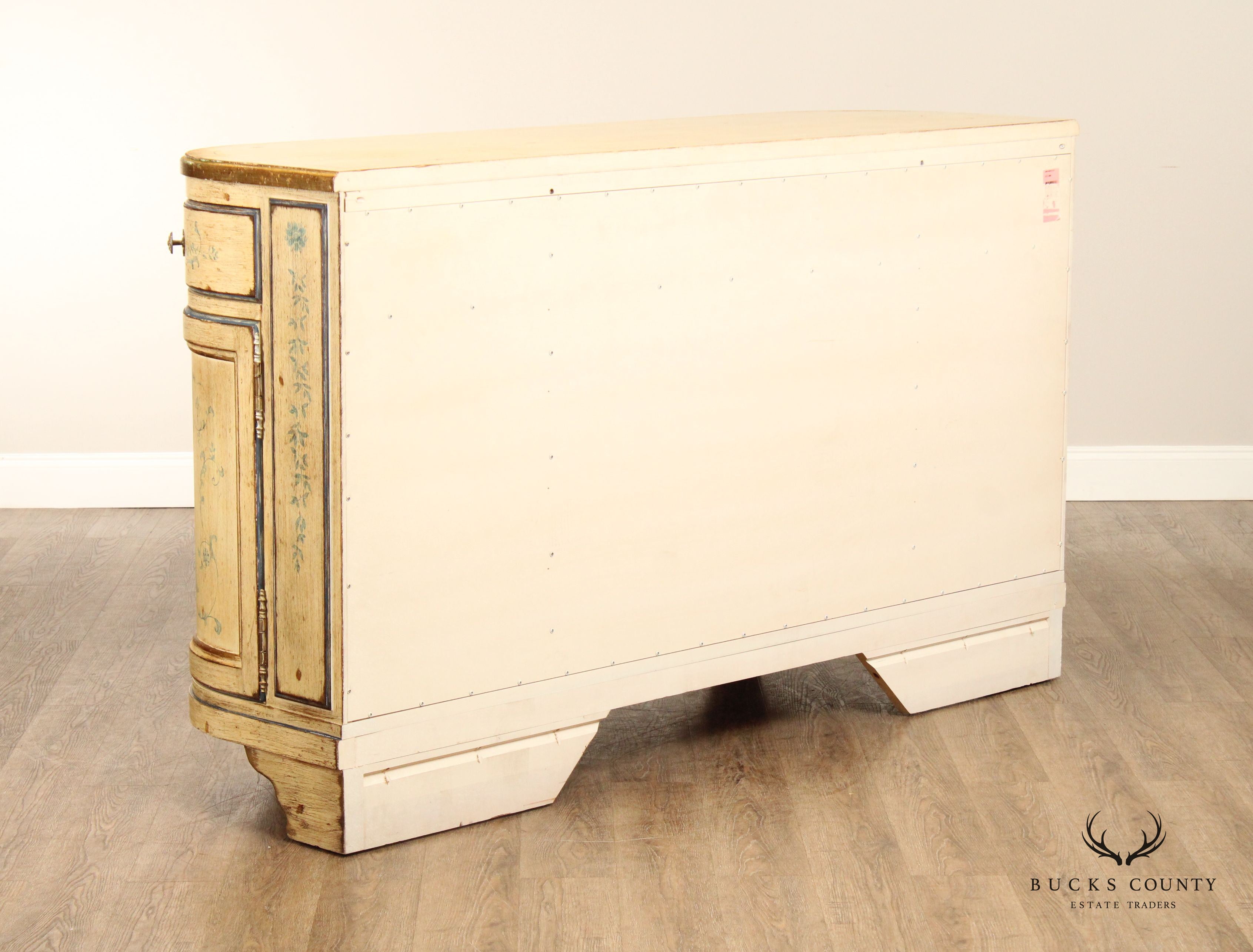 Century Furniture Italian Style Distressed Painted Sideboard