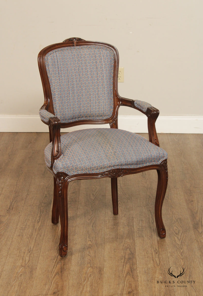 French Louis XV Style Fauteuil Armchair