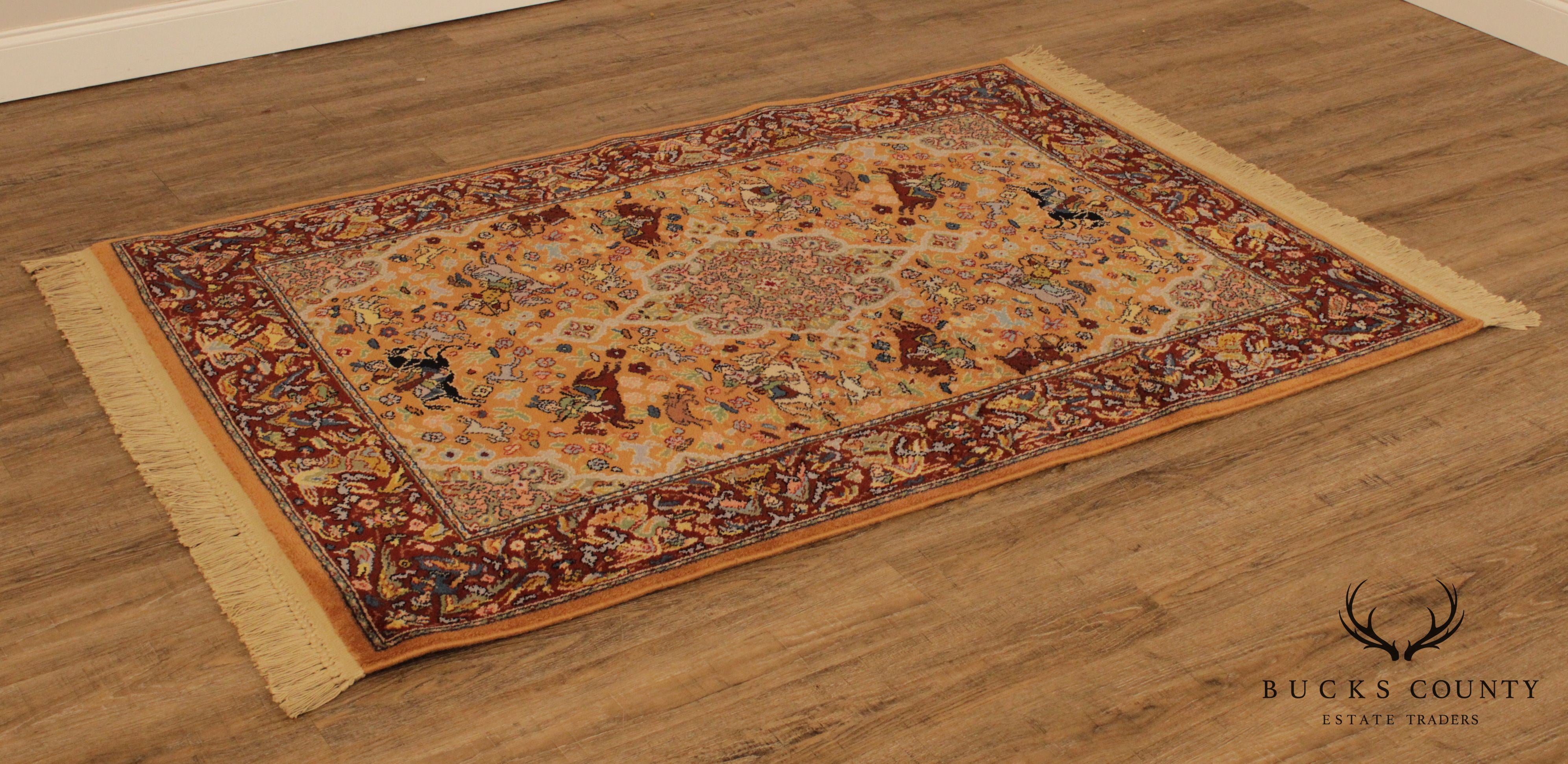 Karastan Persian Tabriz Hunt Scene 6' x 4' Area Rug