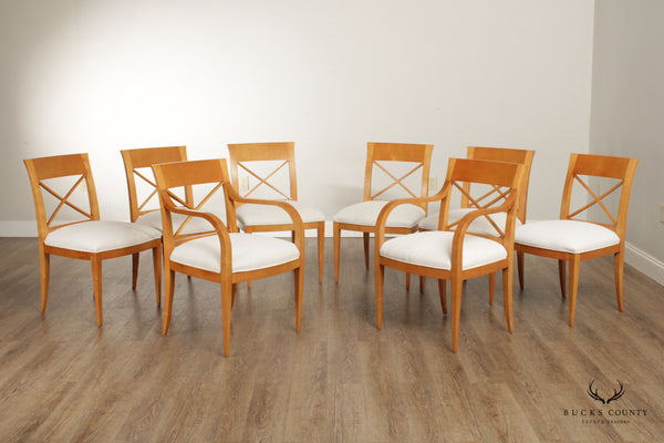 Michael Vanderbyl for Baker Furniture Set of Eight 'Archetype' Dining Chairs