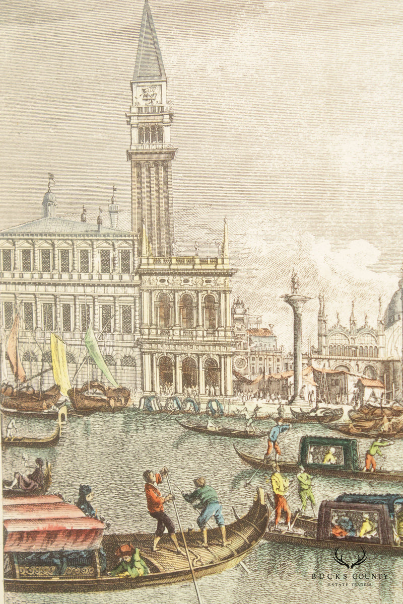 Italian Venetian 'Bucentaurus et Nundinae Venetae in die Ascensionis' Art Print, After Canaletto