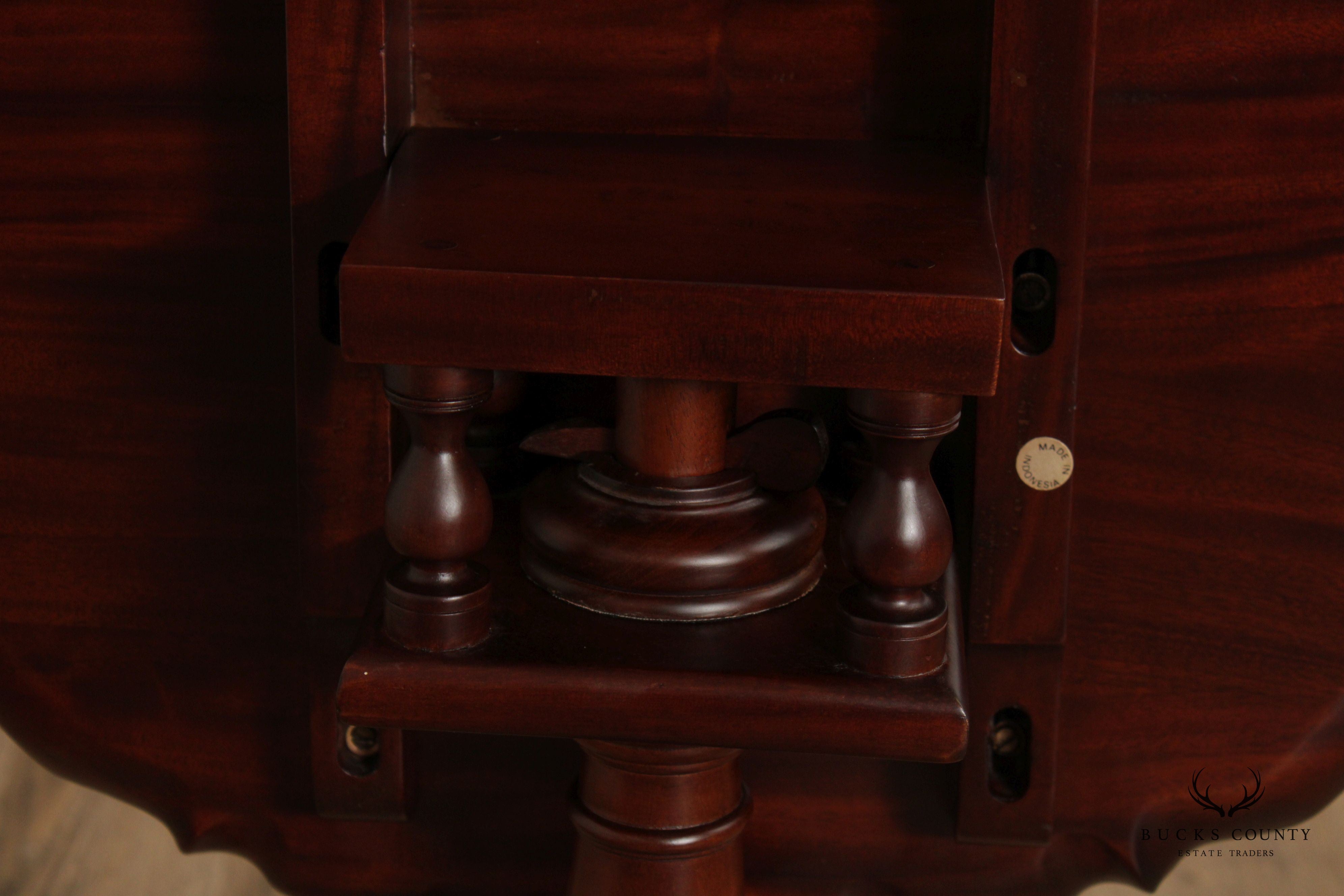 Chippendale Style Mahogany Tilt-Top Pie Crust Table