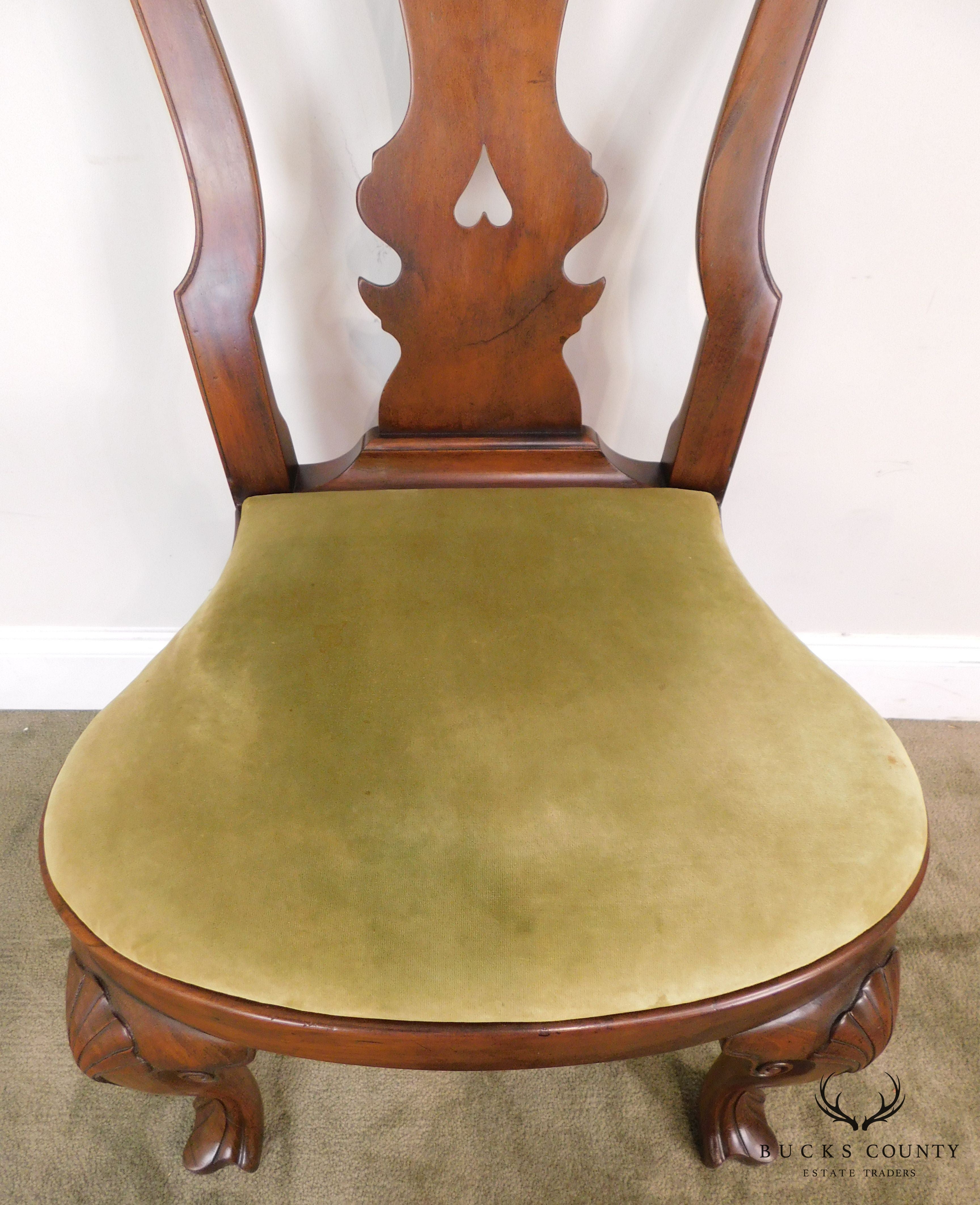 Kittinger CW 146 Mahogany Queen Anne Side Chair