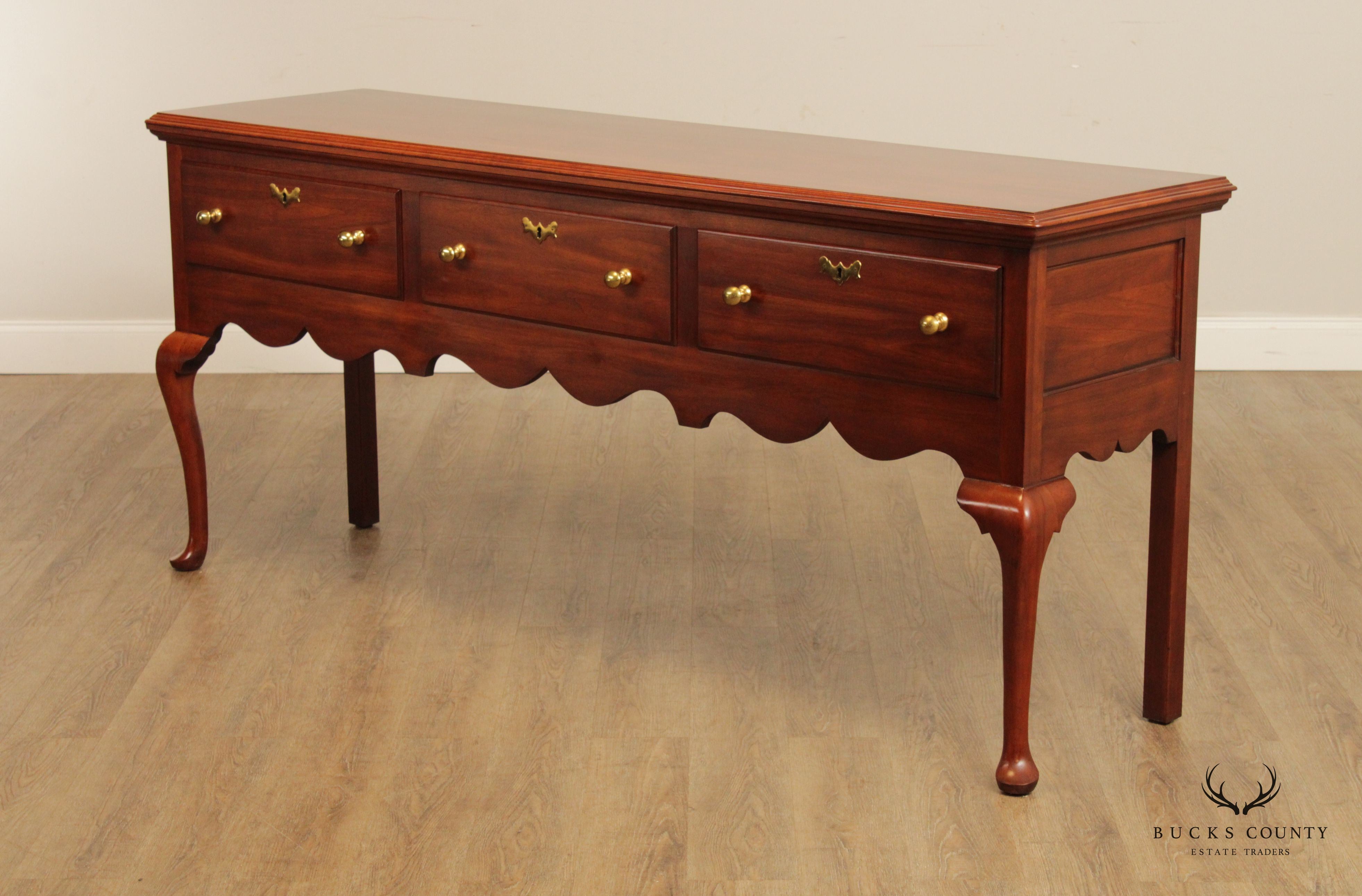 Henkel Harris Jamestown Colonial Black Cherry Sideboard