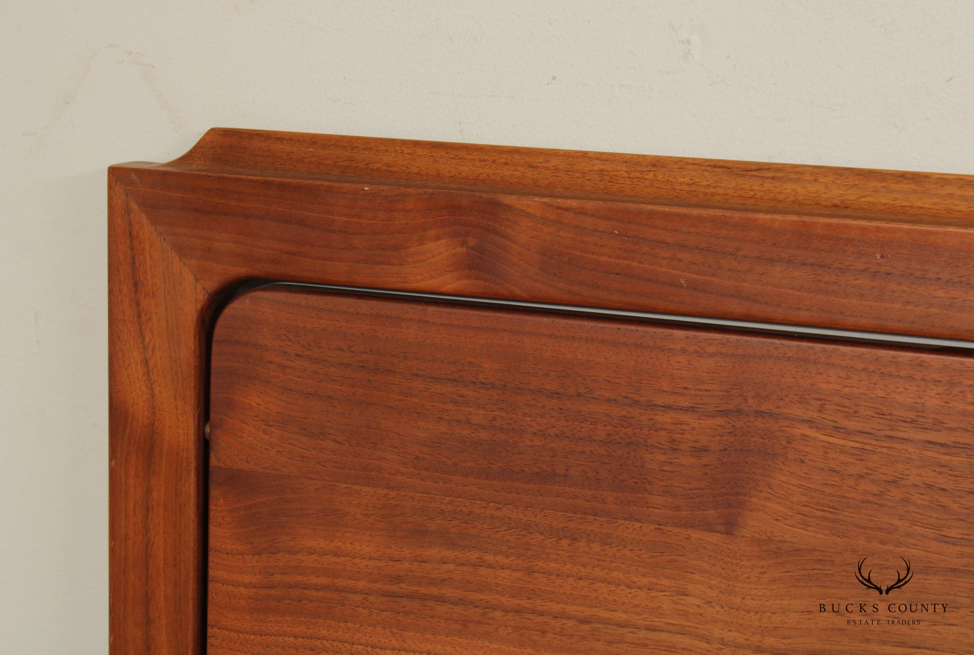 George Tanier Selection Danish Modern Teak Full Size Headboard