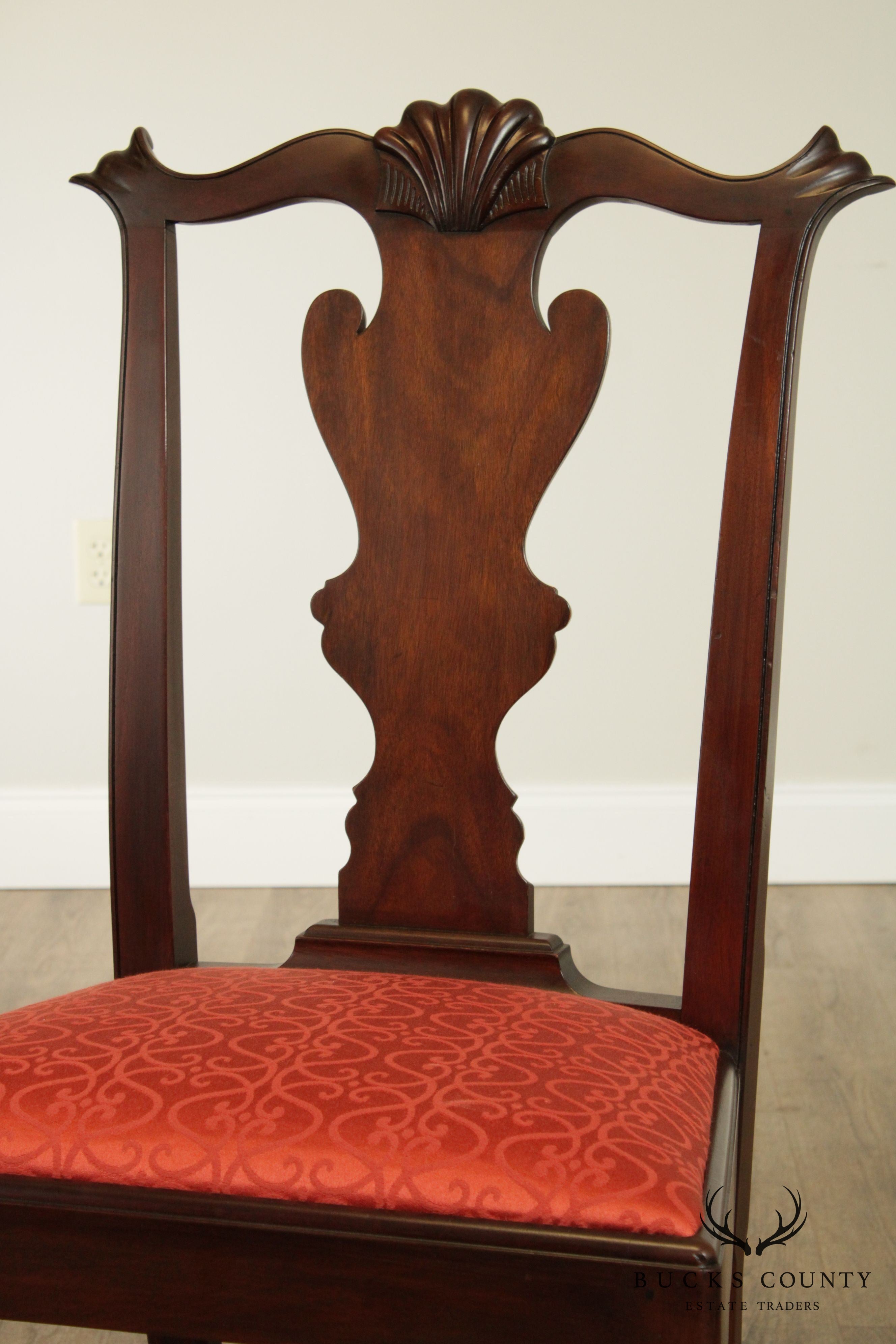 Henkel Harris Chippendale Style Mahogany Ball and Claw Side Dining Chair