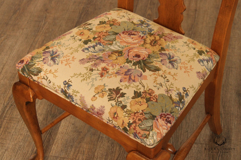 Ethan Allen 'Circa 1776' Set of Six Maple Dining Chairs