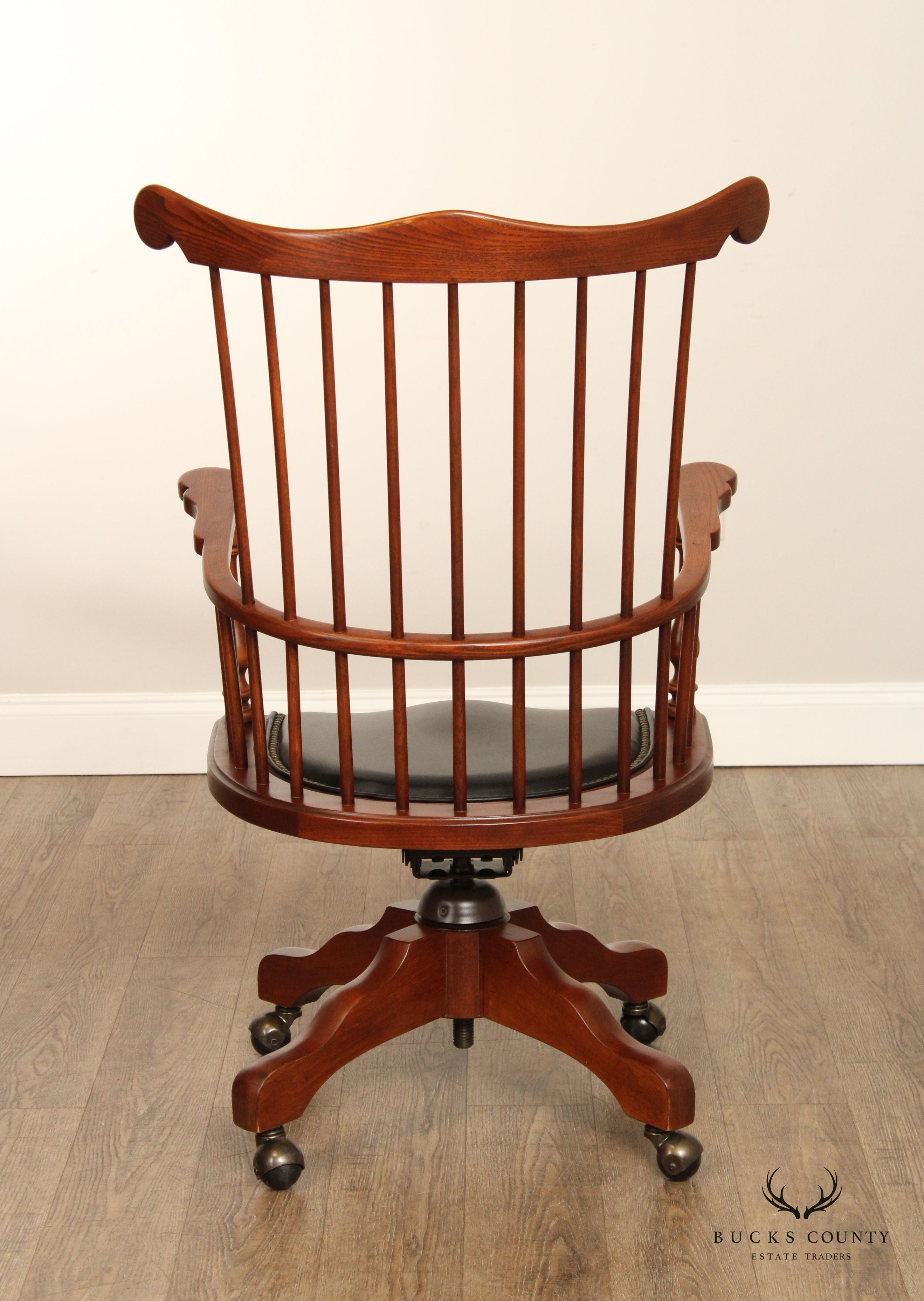 Frederick Duckloe Comb Back Windsor Office Desk Chair