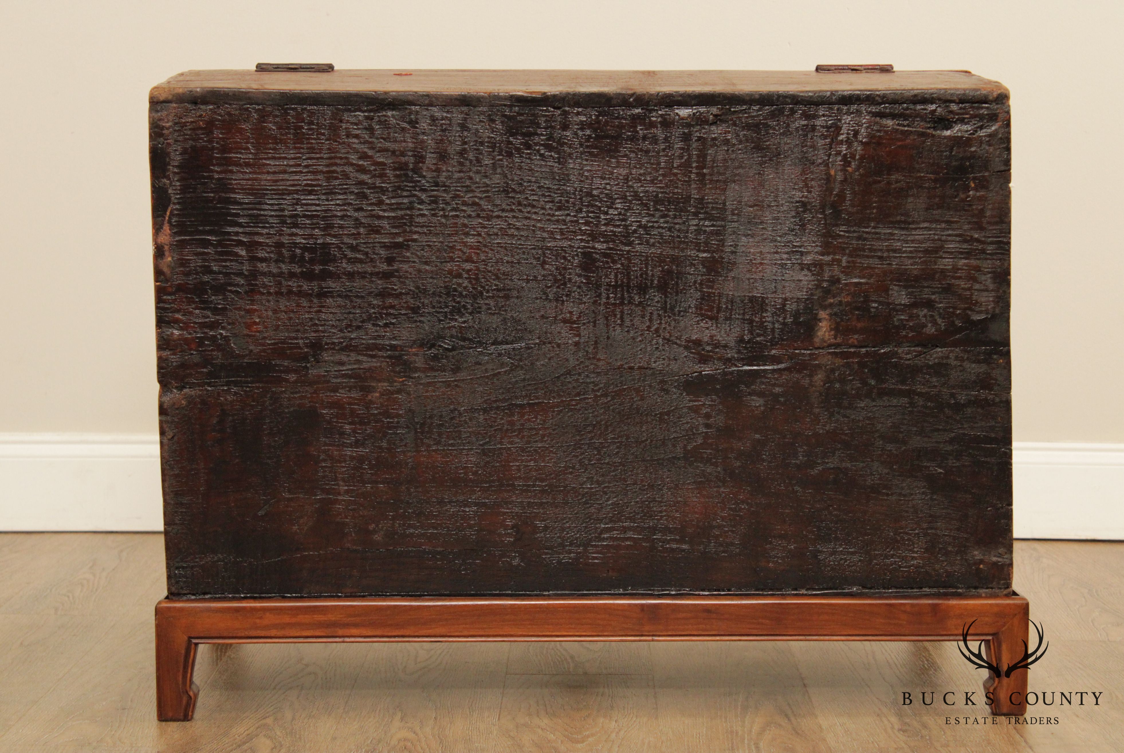 Antique Asian Chest on Base