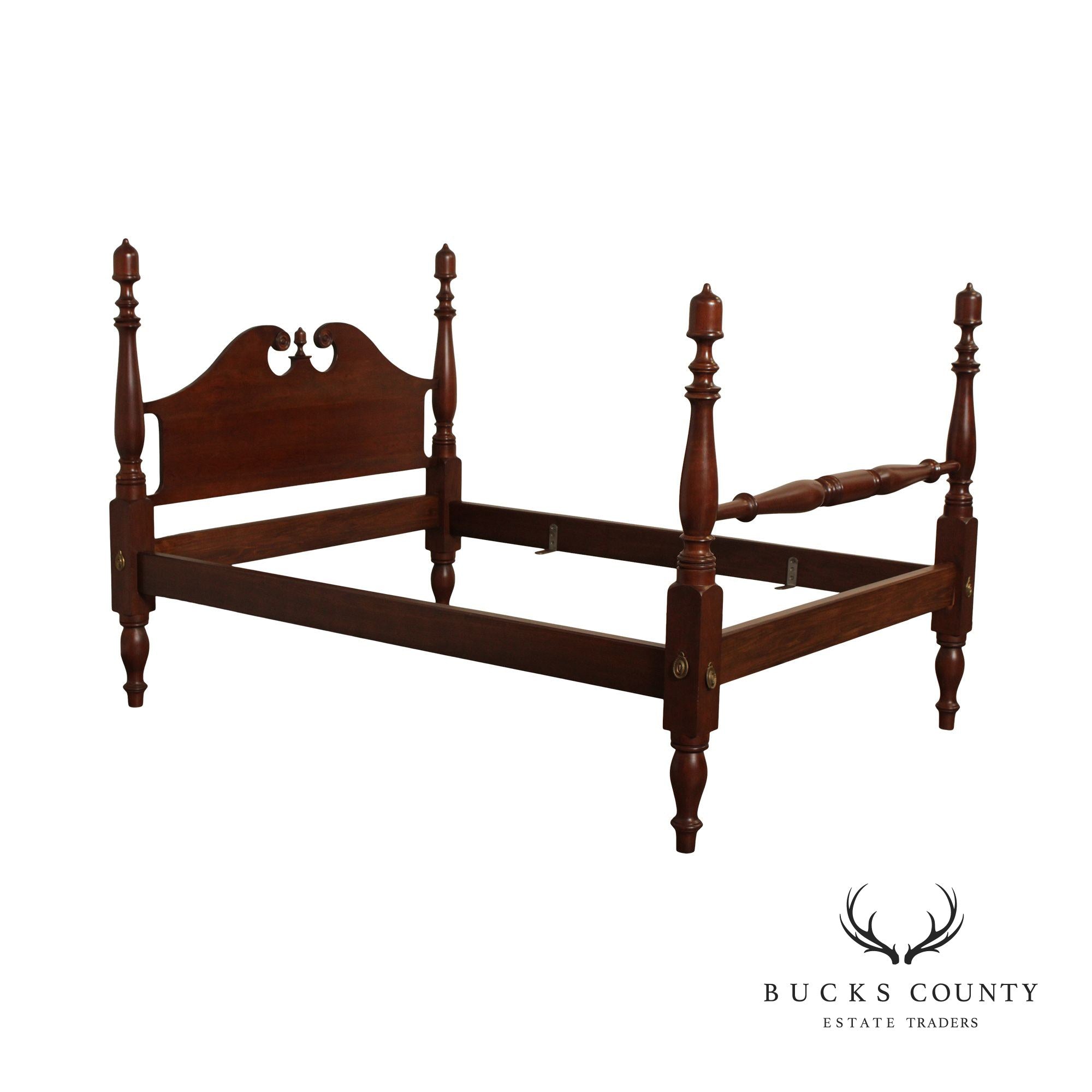 Custom Crafted Cherry Full Size Acorn Finial Poster Bed