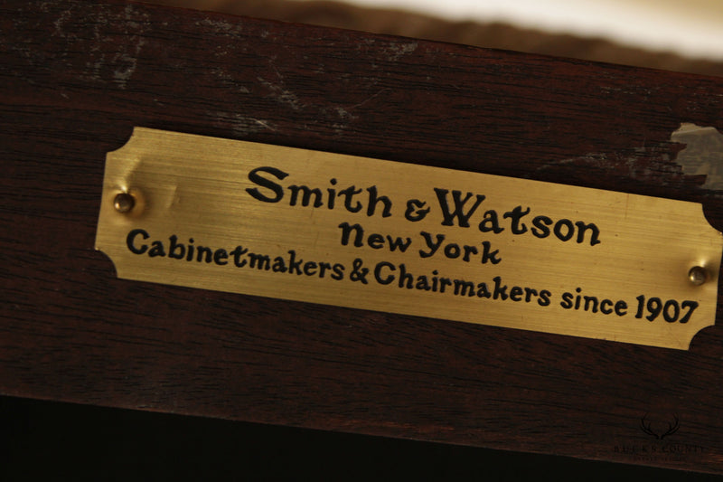Smith & Watson Regency Style Mahogany and Parcel Gilt Armchair