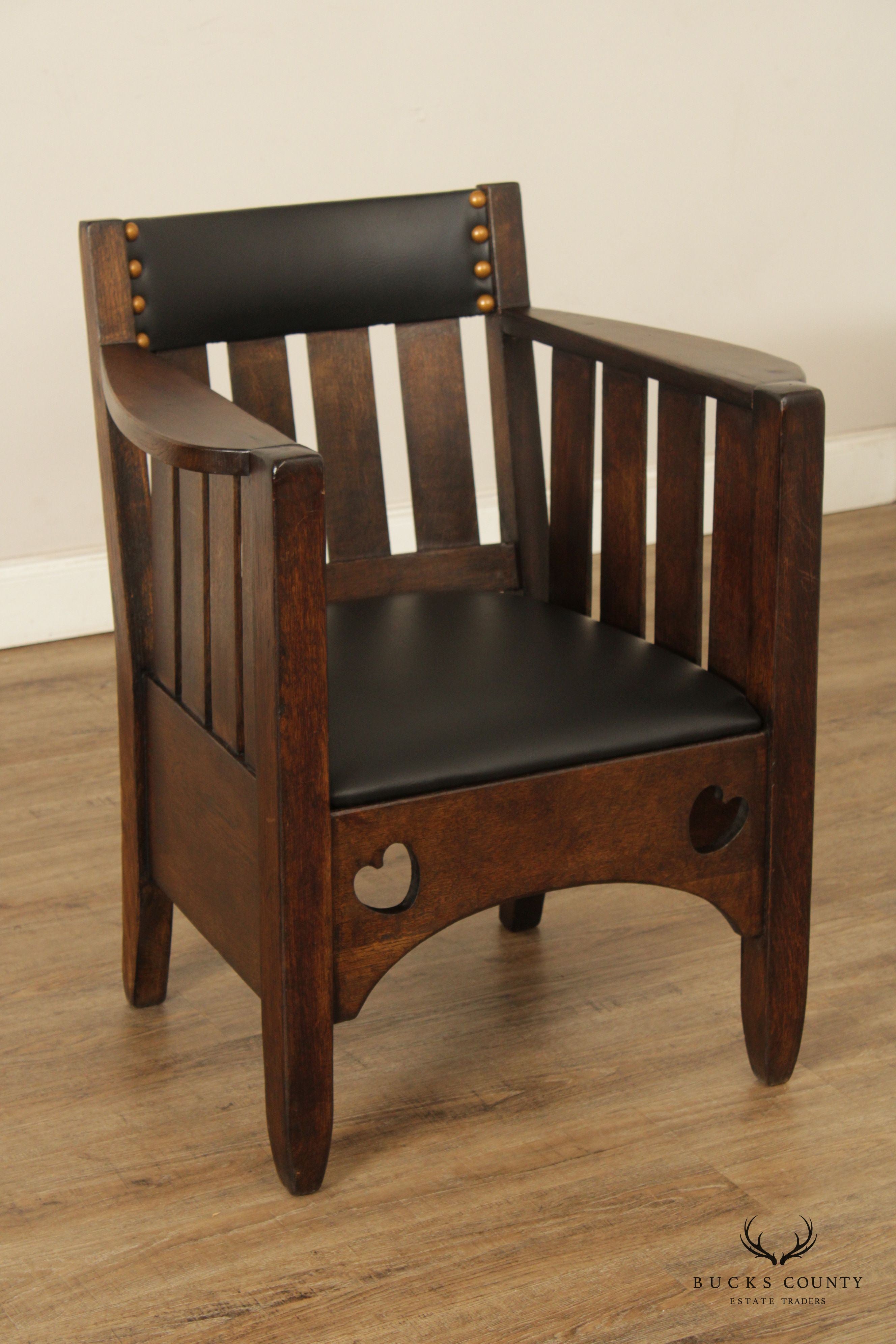 Antique Mission Oak Club Chair