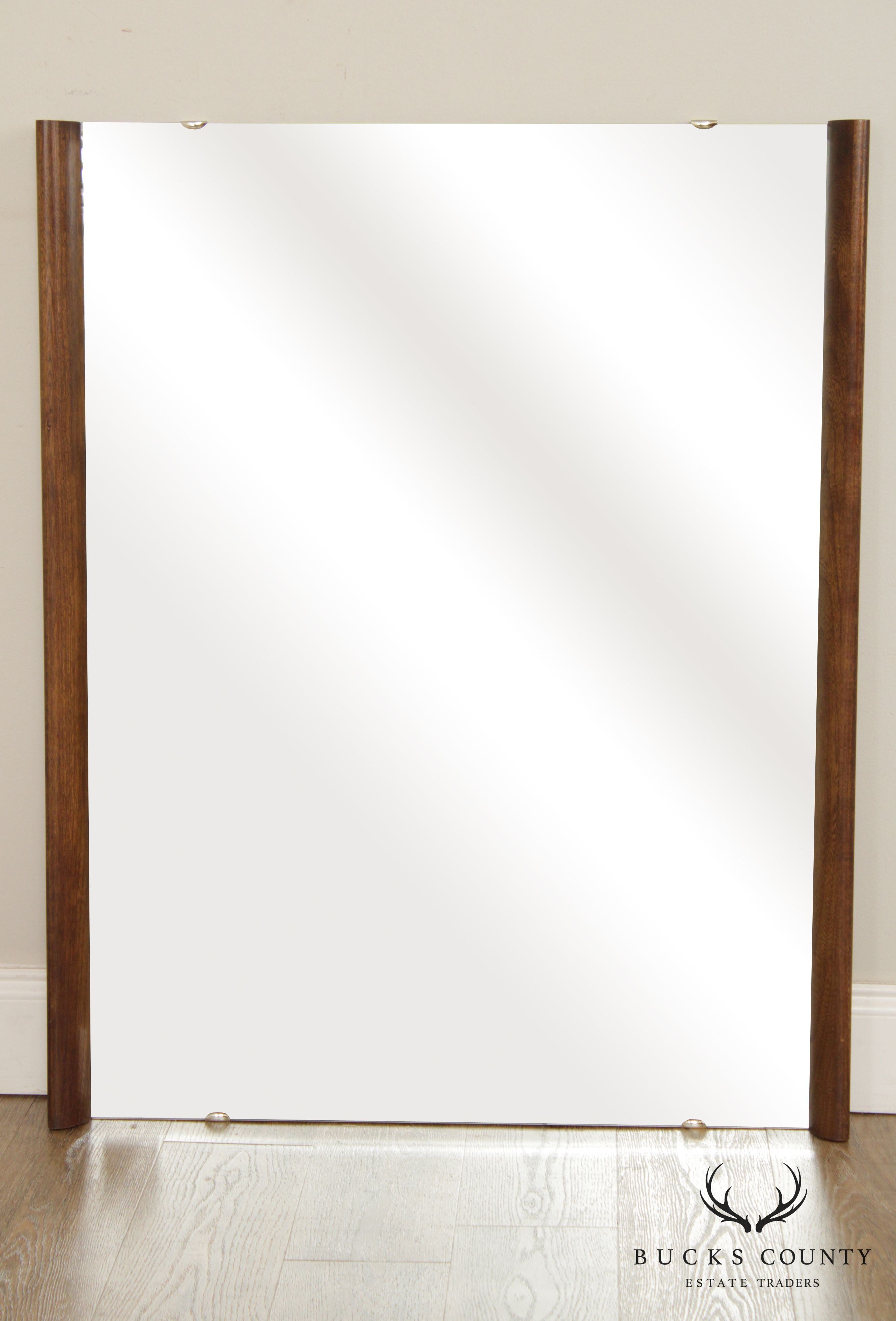 Mid Century Modern Walnut Framed Mirror