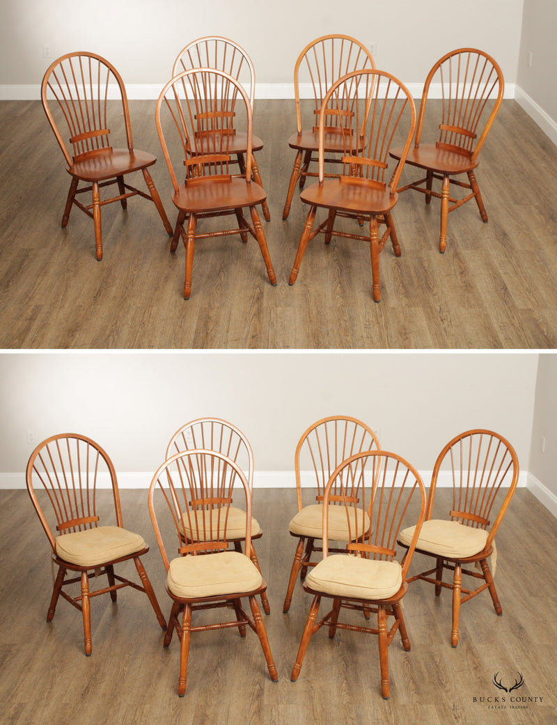 Farmhouse Style Seven Piece Maple Dining Set By Bermex