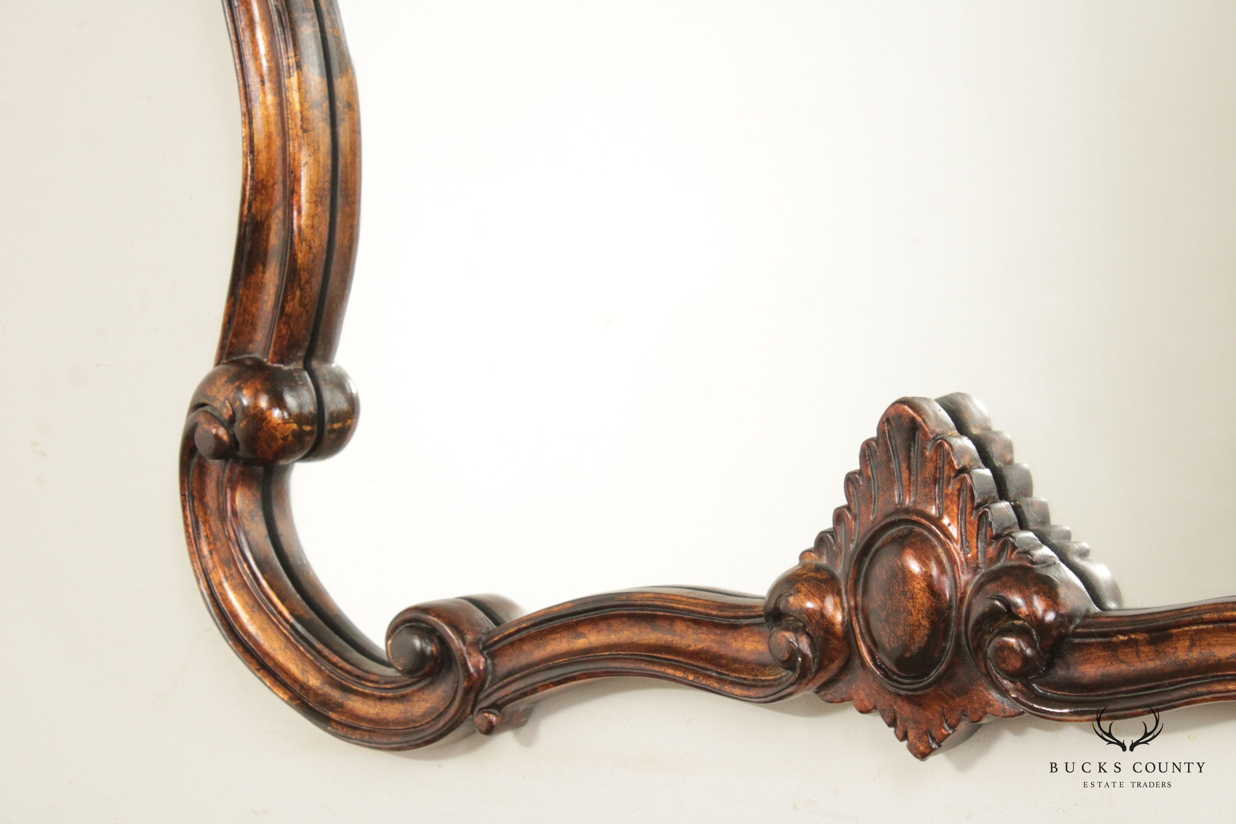 Italian Provincial Style Over-Mantel or Fireplace Mirror