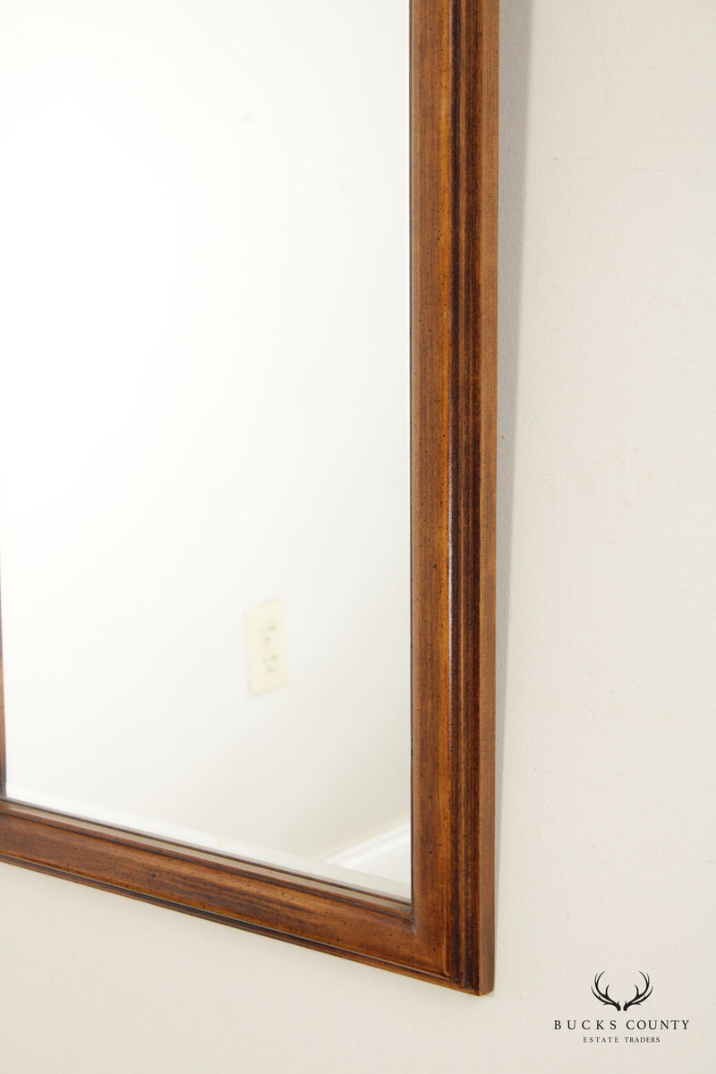Brandt Queen Anne Style Walnut Looking Glass Wall Mirror