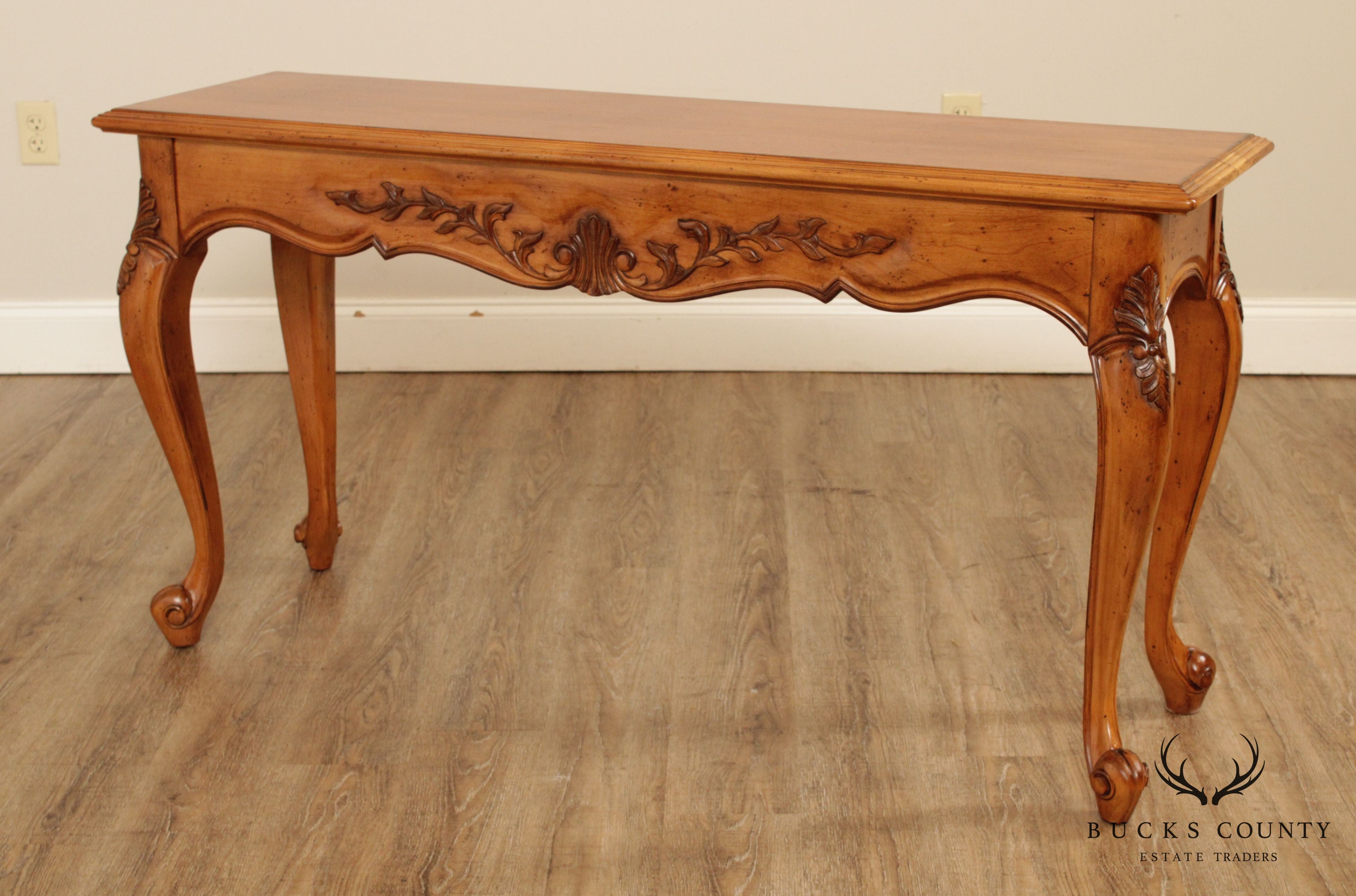 French Country Style 54 Inch Console Table