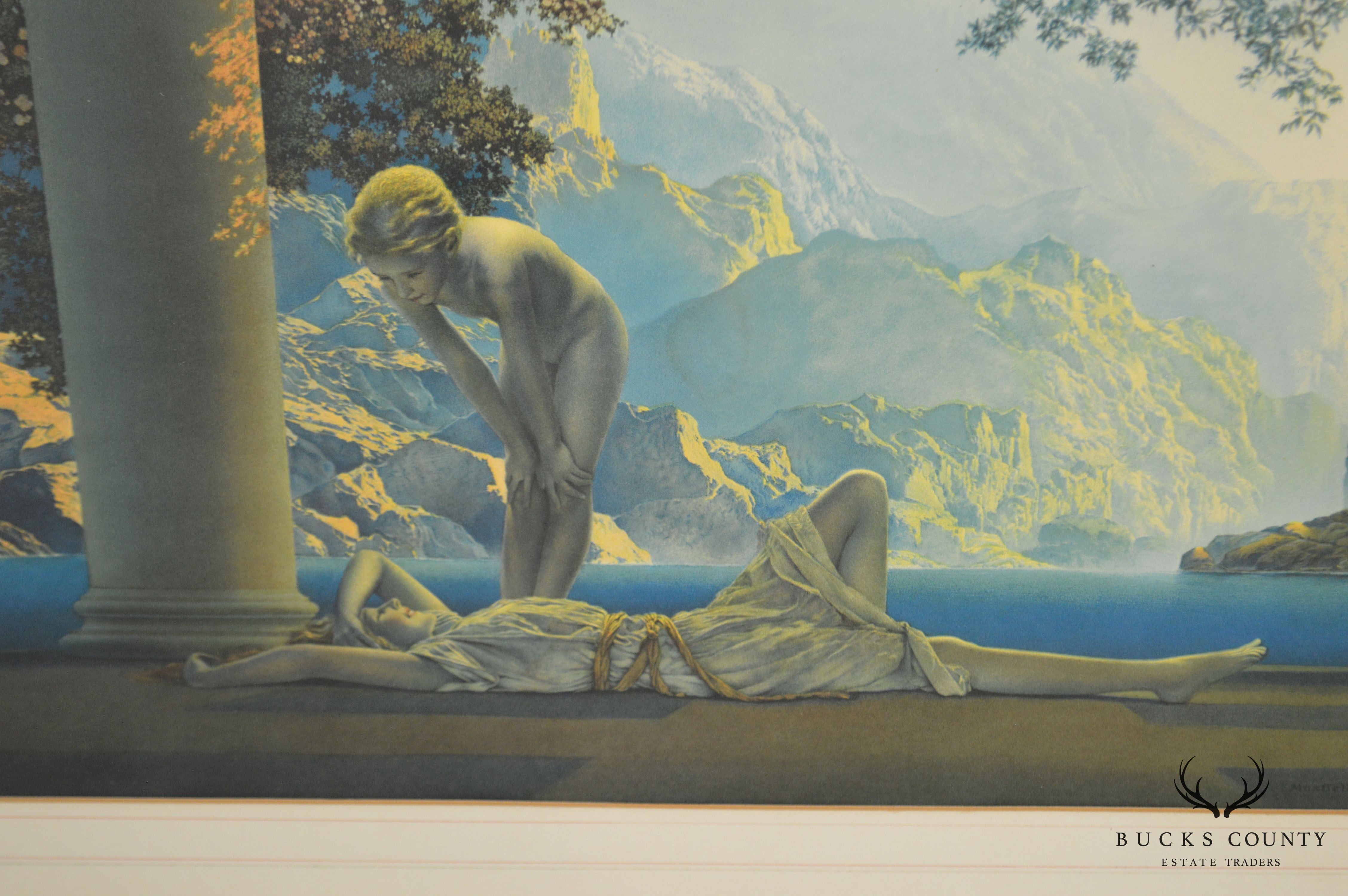 Maxfield Parrish "Daybreak Vintage Framed Print or Lithograph