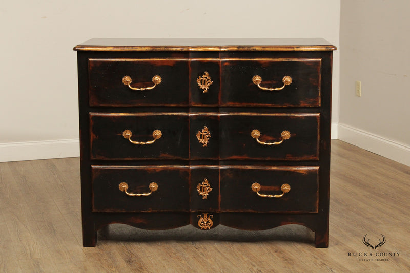 French Régence Style Distress Painted Chest of Drawers