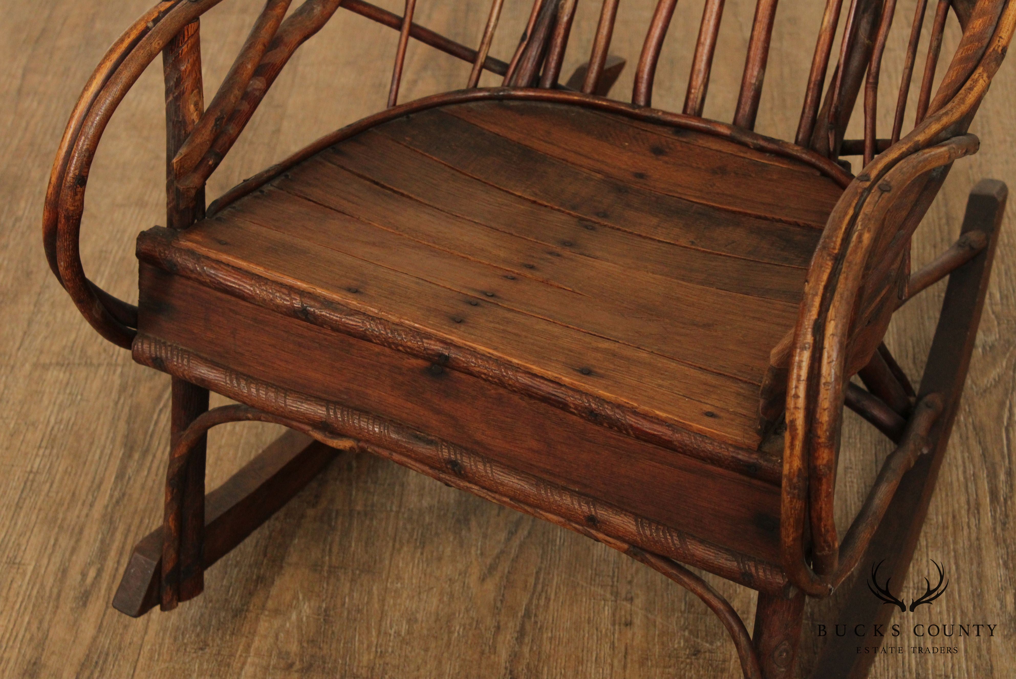 Antique Bentwood Children Rocking Chair