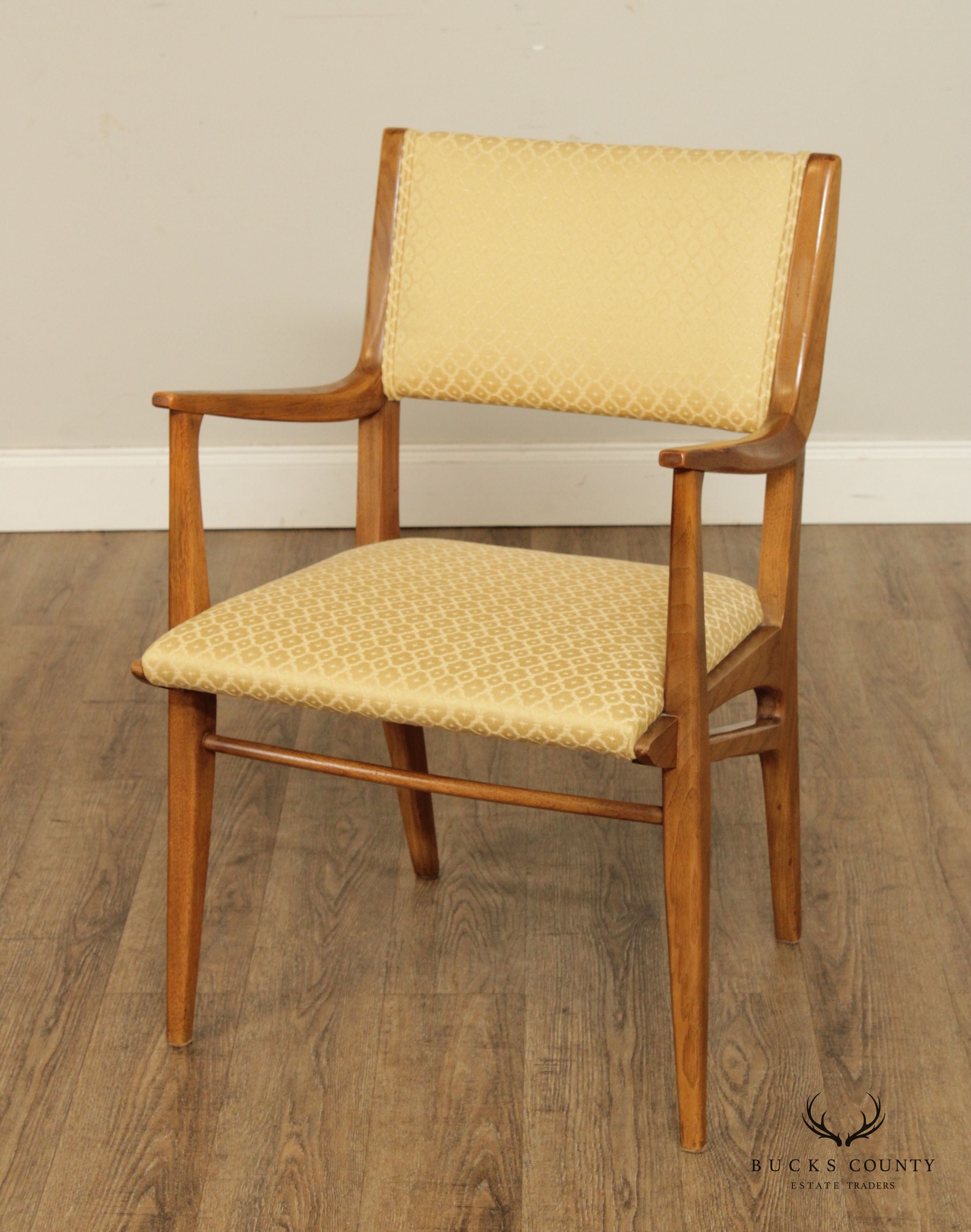 John Van Koert For Drexel Profile Mid Century Modern Set Four Dining Chairs