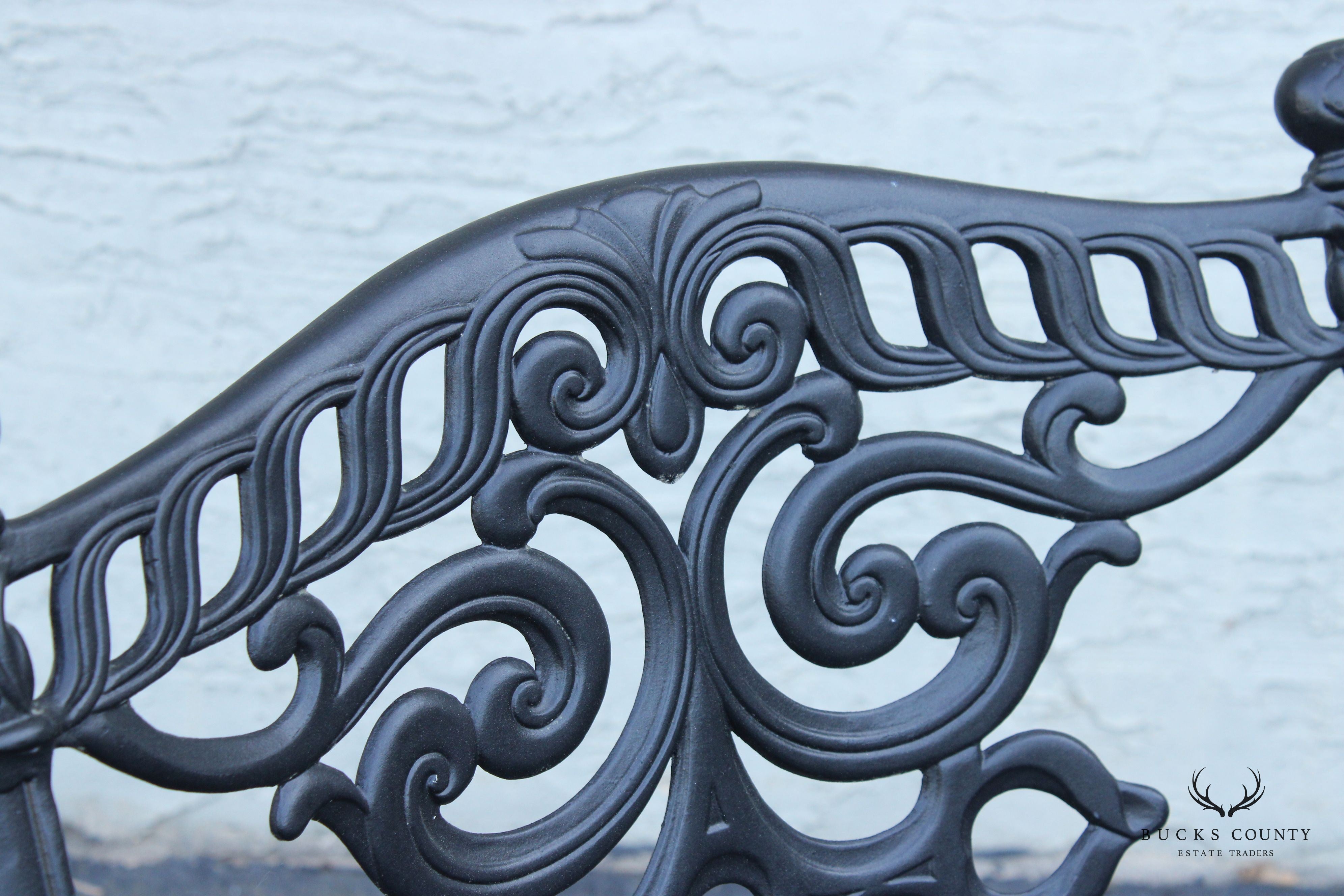 Quality Cast Aluminum Outdoor Patio Settee Bench