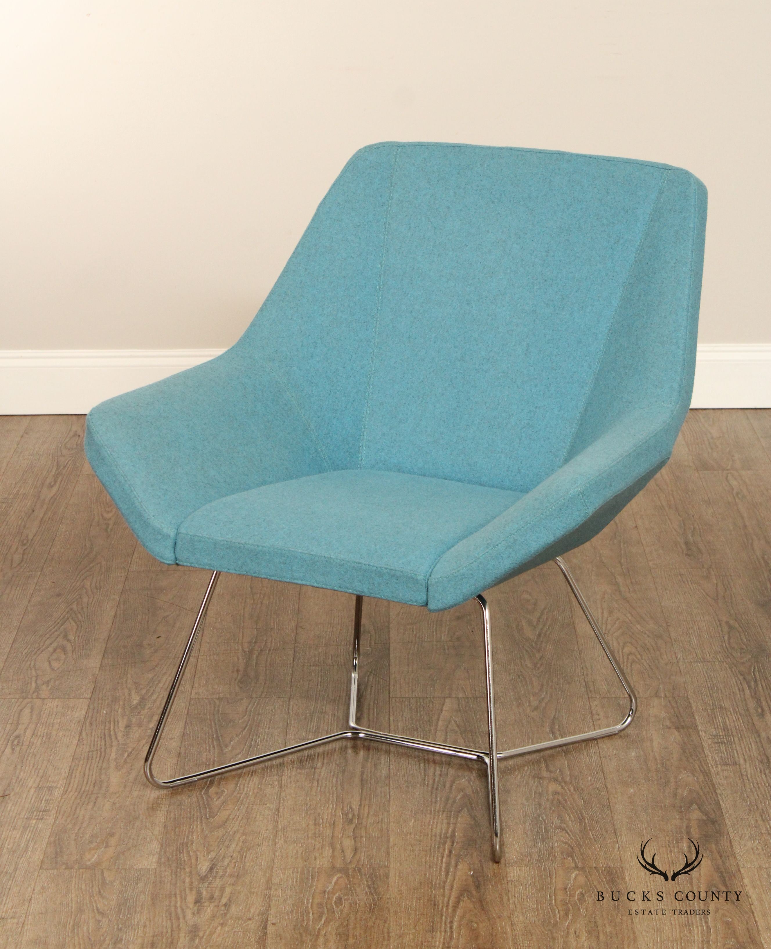 Keilhauer Mid Century Modern Style Pair of 'Cahoots' Lounge Chairs