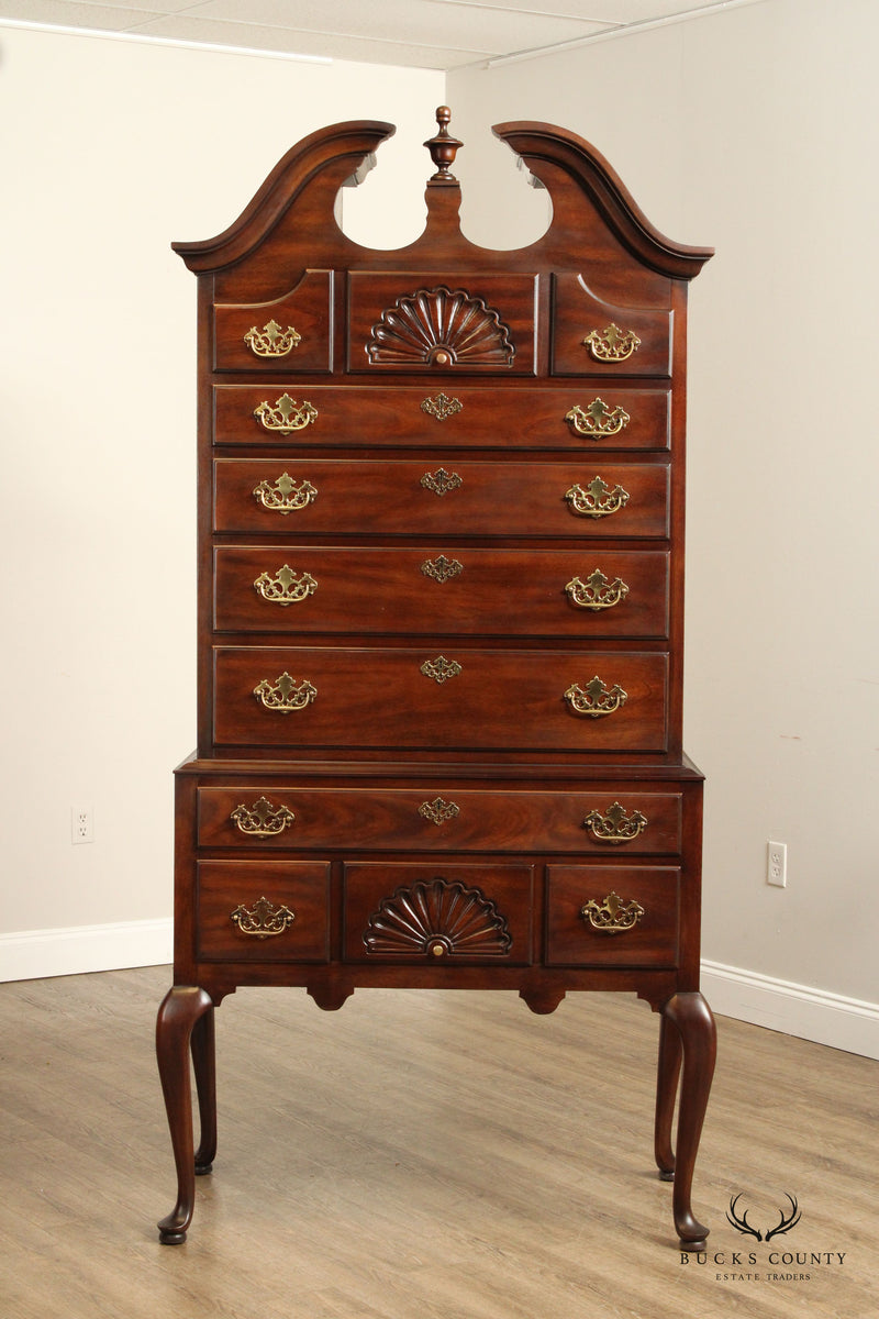 DREXEL 18TH CENTURY COLLECTION QUEEN ANNE TWO PIECE MAHOGANY HIGHBOY