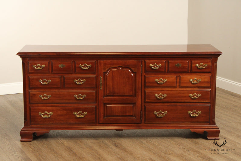 Thomasville Chippendale Style Cherry Triple Chest