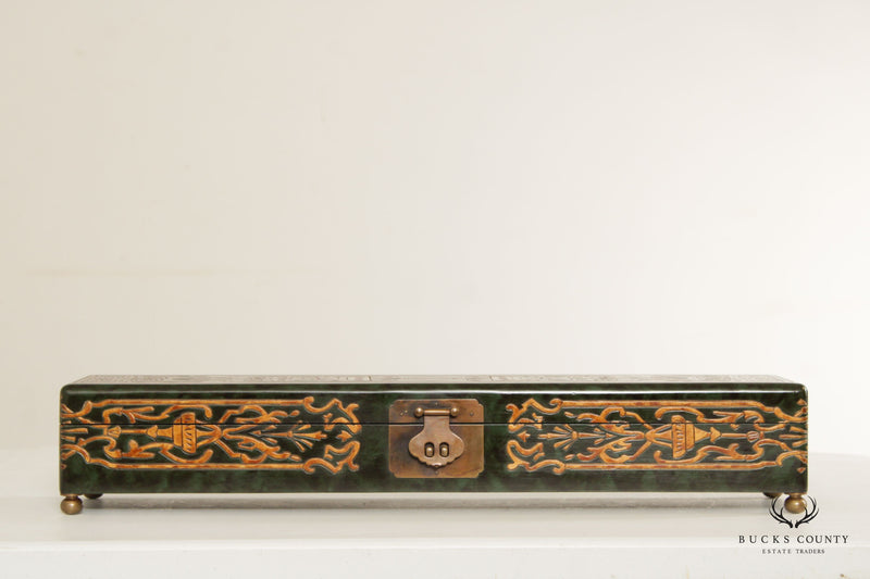 Castilian Imports Parcel Gilt Decorated Long Box