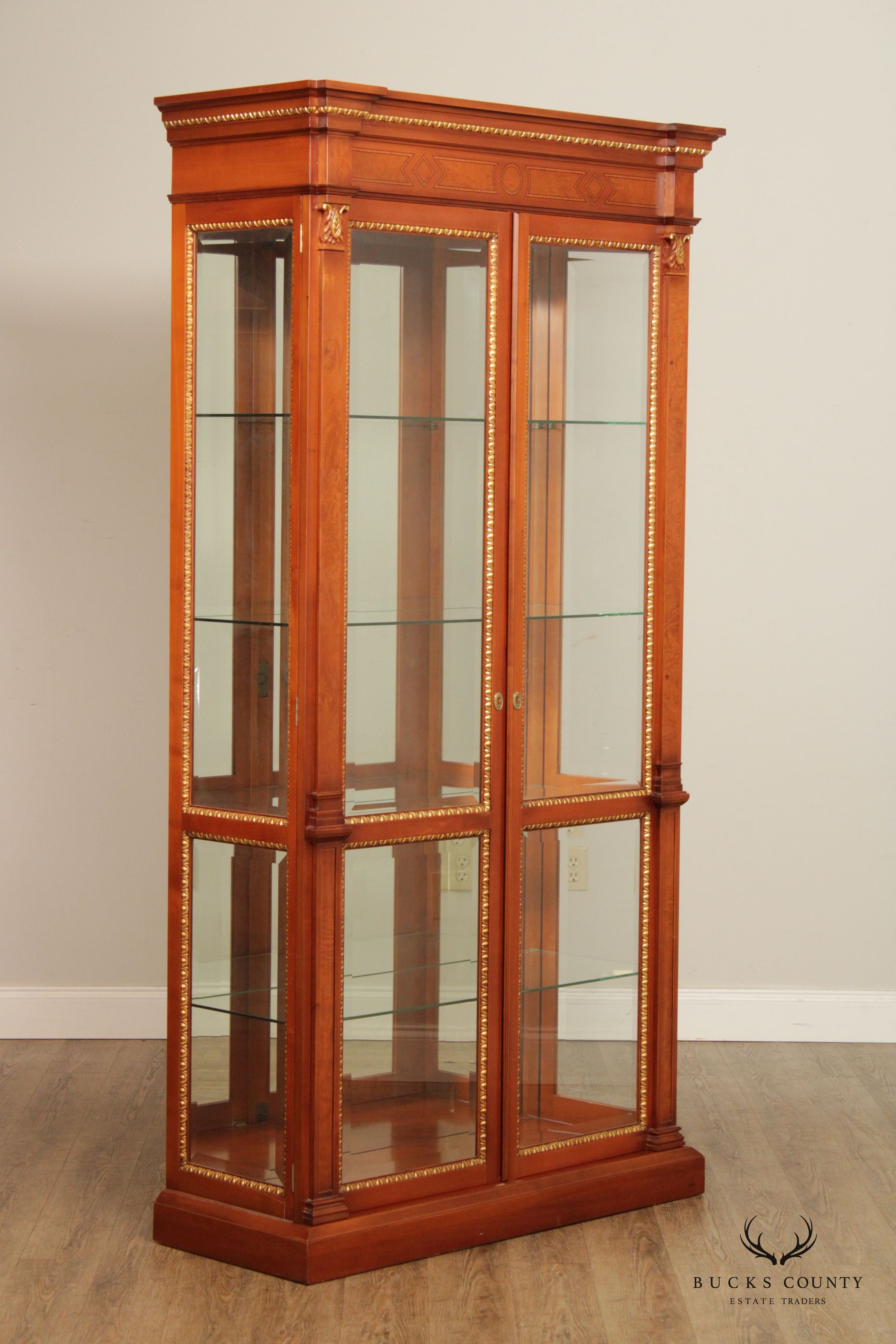 Francesco Molon 'New Empire' Lighted Curio Display Cabinet