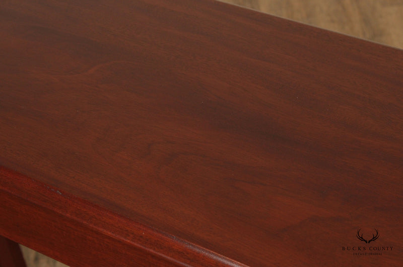 Custom Crafted Mahogany Sofa Console Table