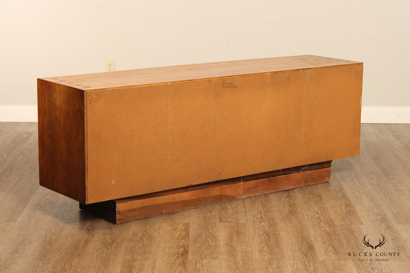 Lane Mid Century Modern Walnut And Rosewood Long Dresser