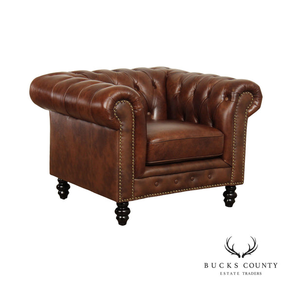 Abbyson English Traditional Tufted Chesterfield Club Chair