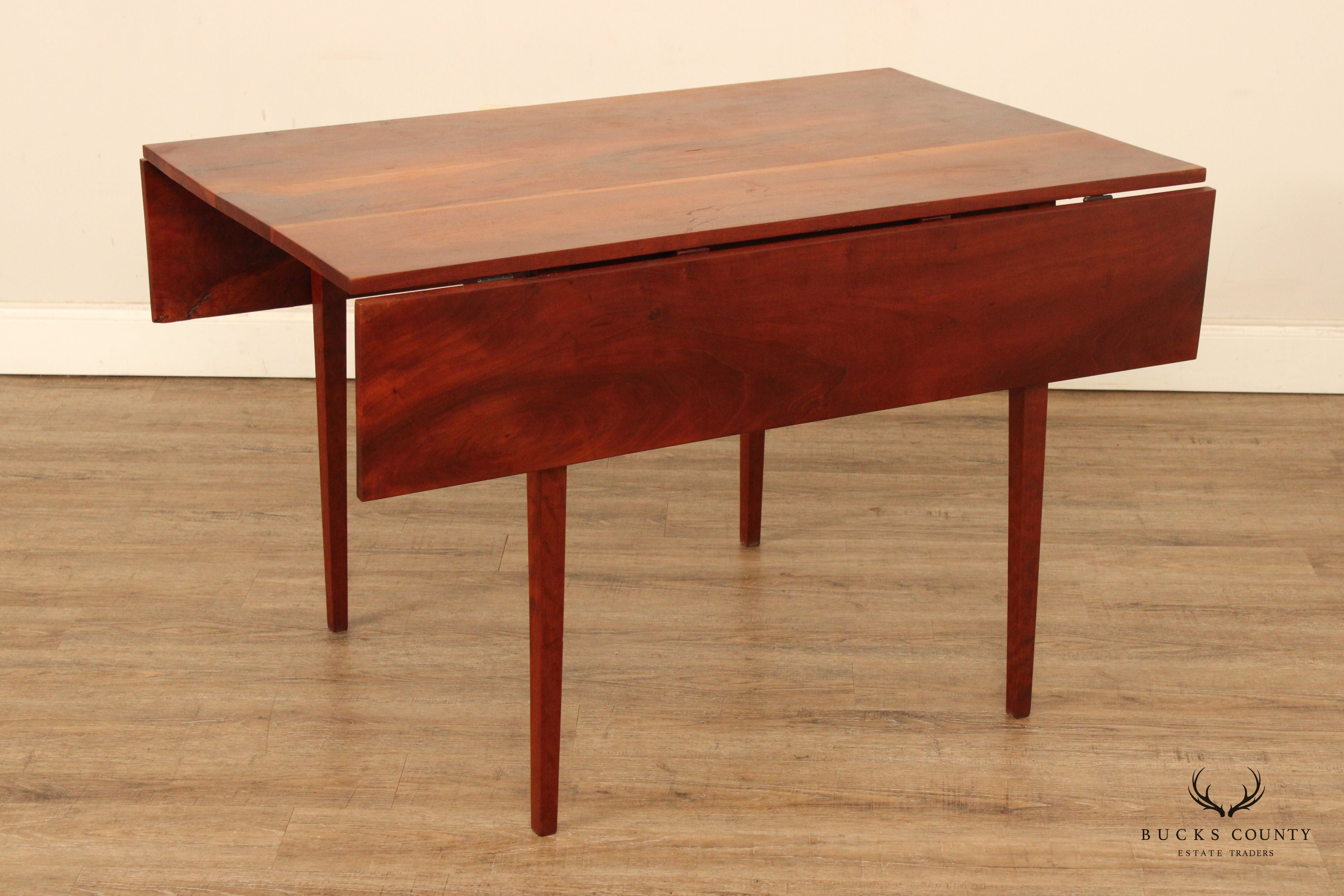 Ray Curran Studio Made Walnut Drop Leaf Dining Table