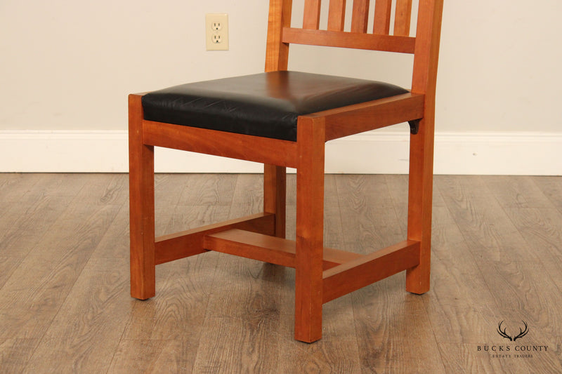 Thomas Moser Mission Style Set Eight Cherry Dining Chairs