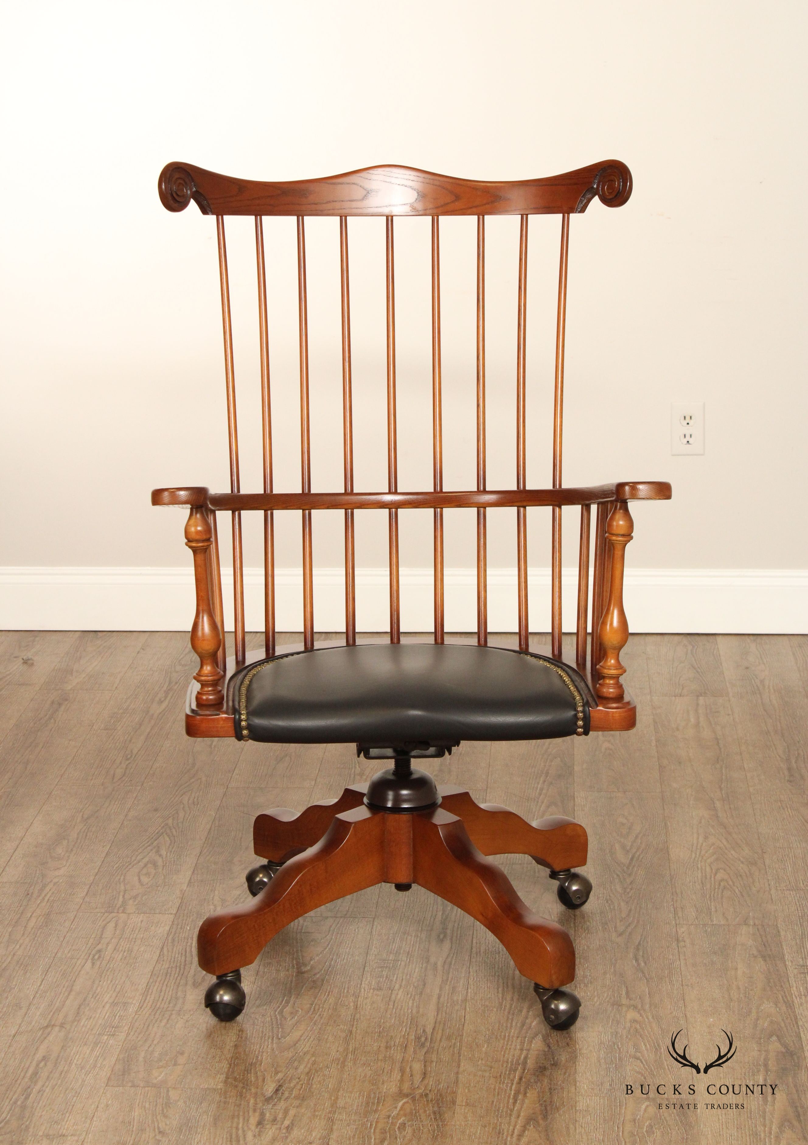 Frederick Duckloe Comb Back Windsor Office Desk Chair