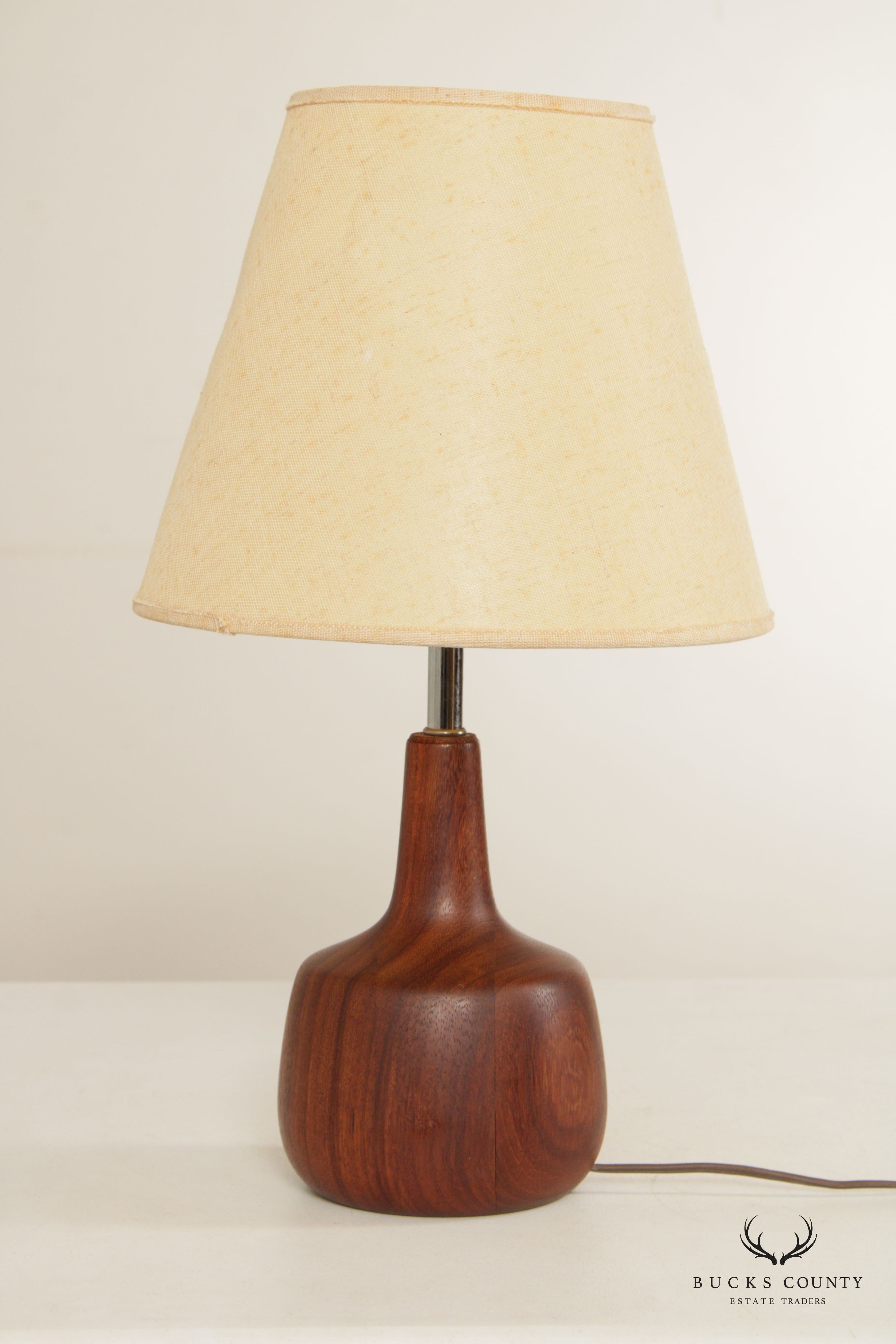 Danish Modern Teak Table Lamp