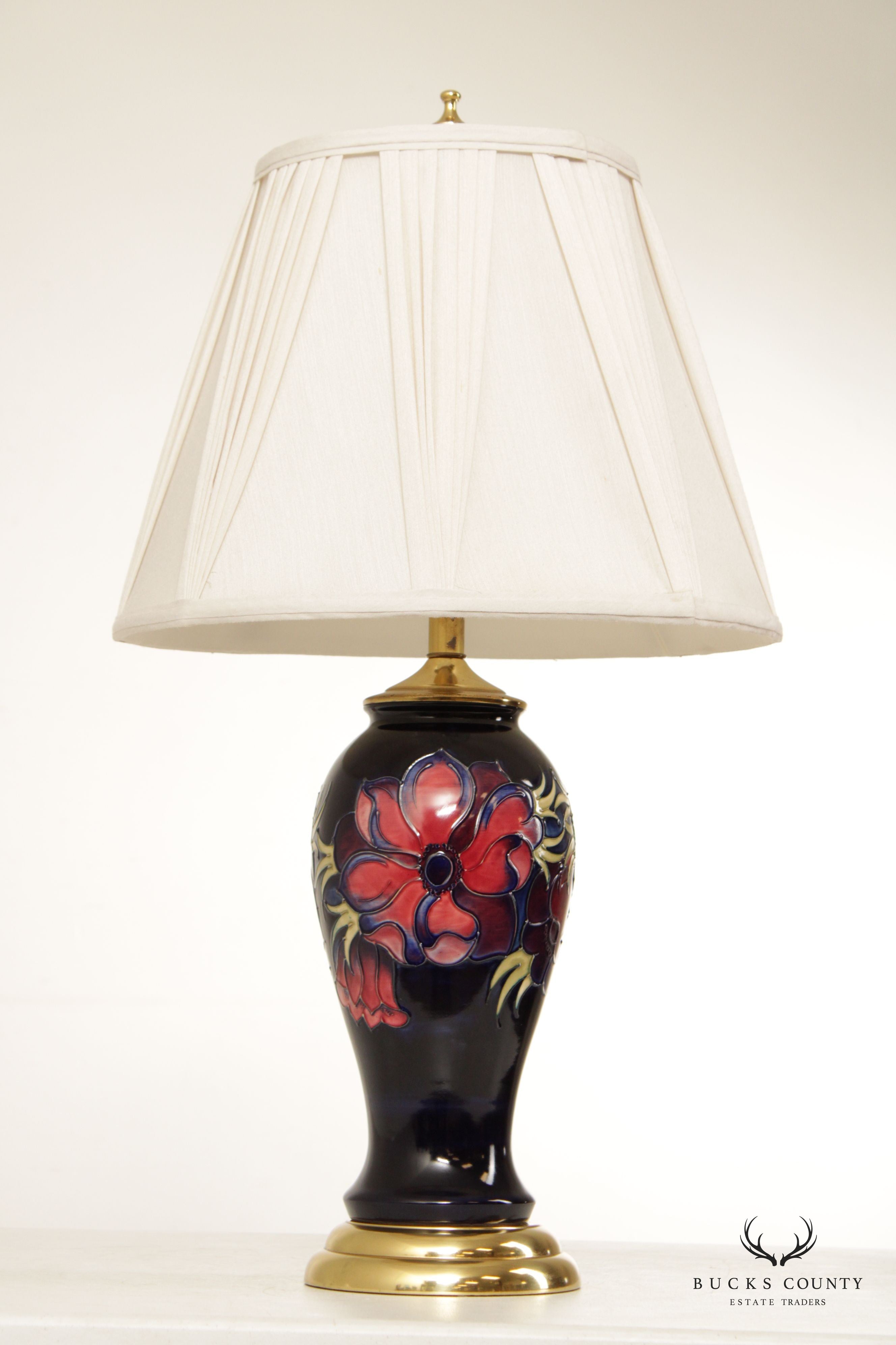 Shoal Creek Lighting Cloisonne Style Floral Porcelain Table Lamp