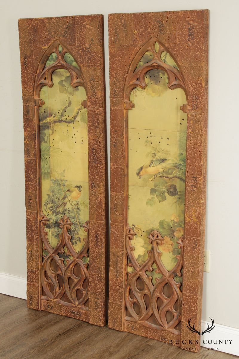 Vintage Gothic Style Faux Stone Decorative Panels