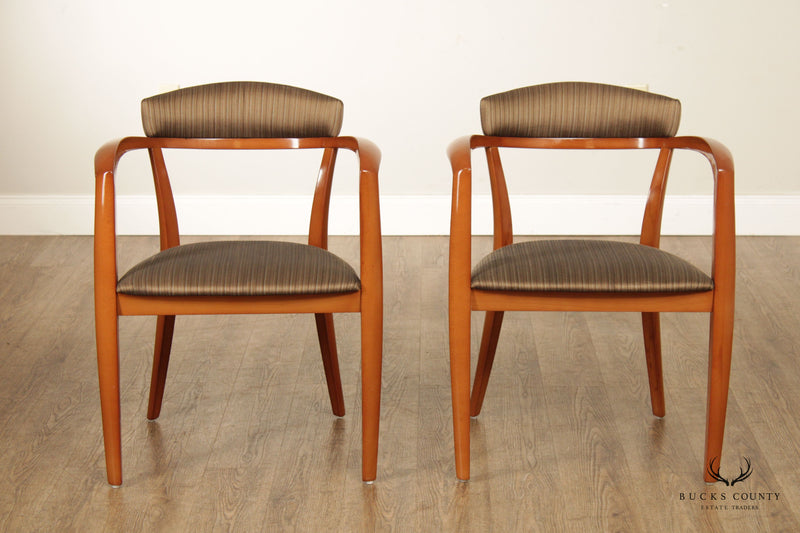 Loewenstein Mid Century Modern Style Pair of Armchairs