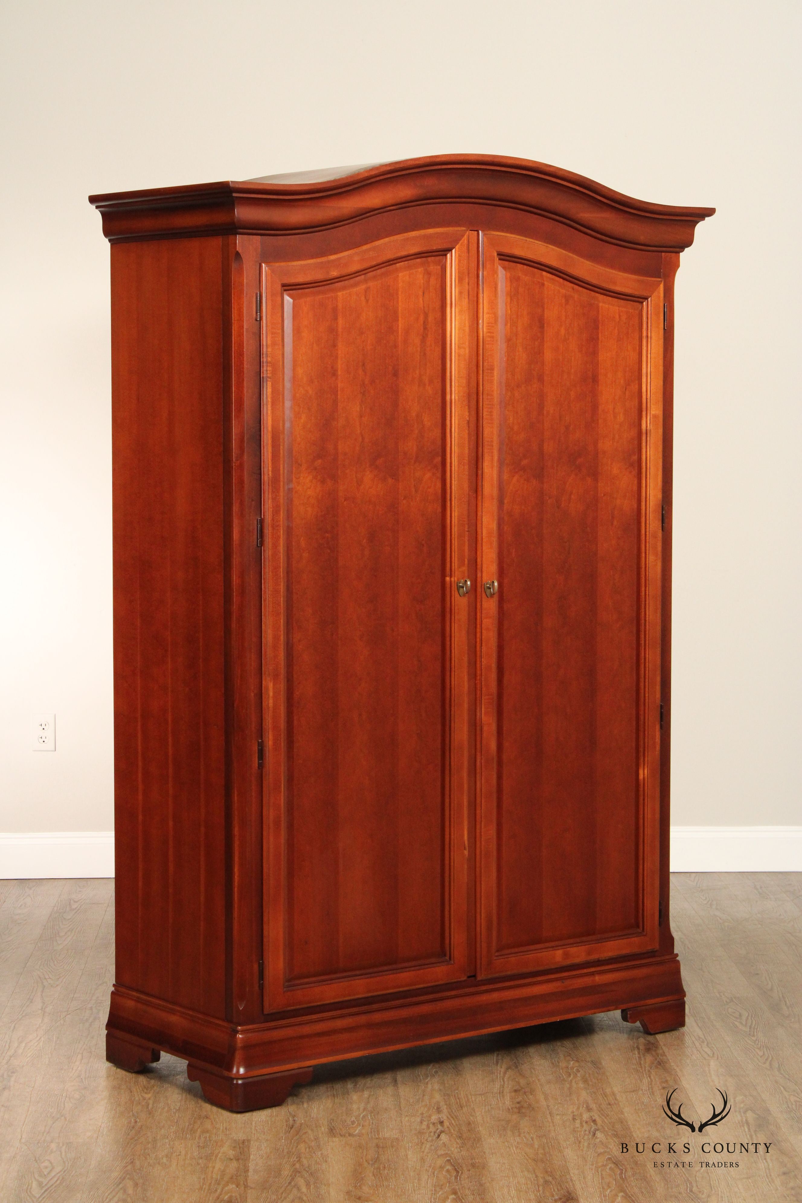 Thomasville 'Impressions' Louis Philippe Style Cherry Armoire