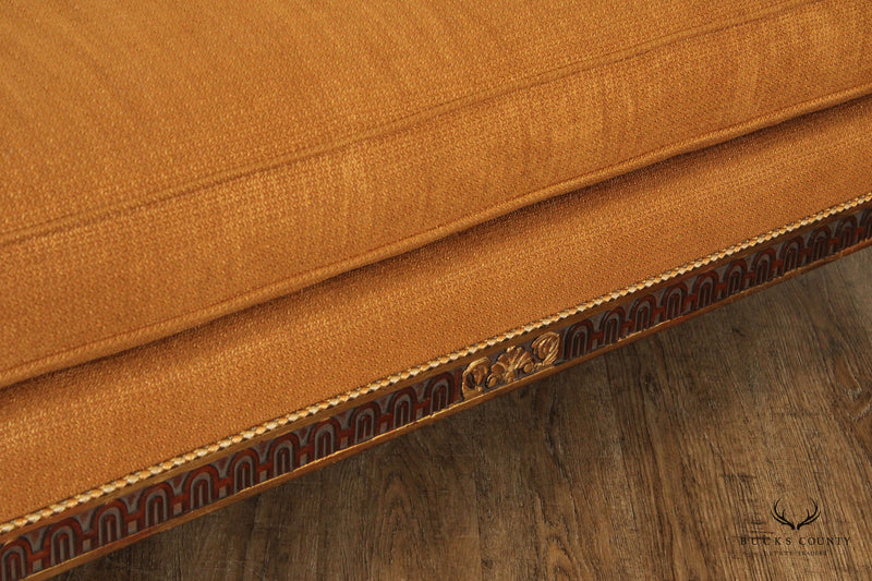 Century Furniture Italian Regency Style Tufted Sofa