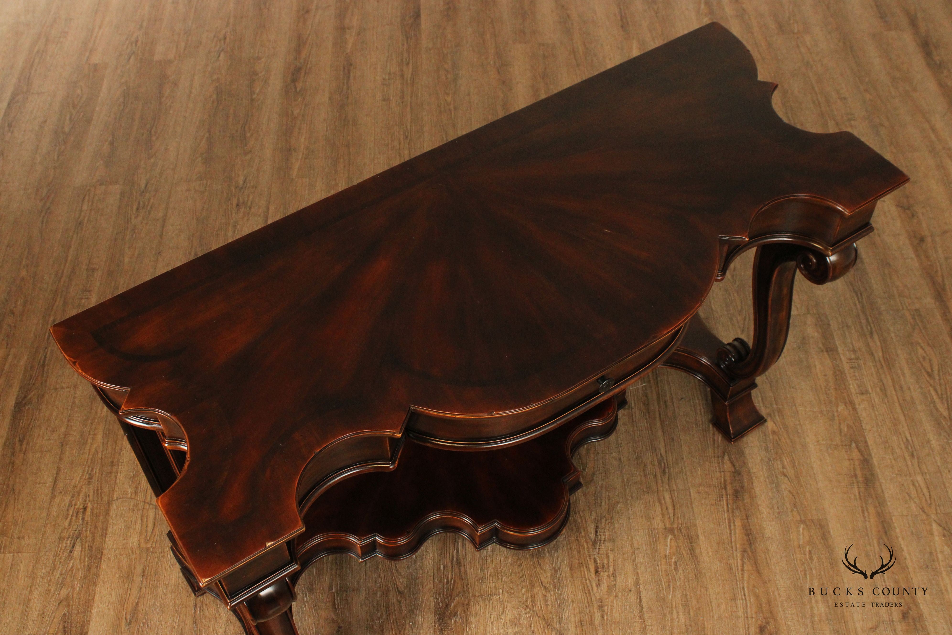 Artistica  Empire Style Mahogany Console Table