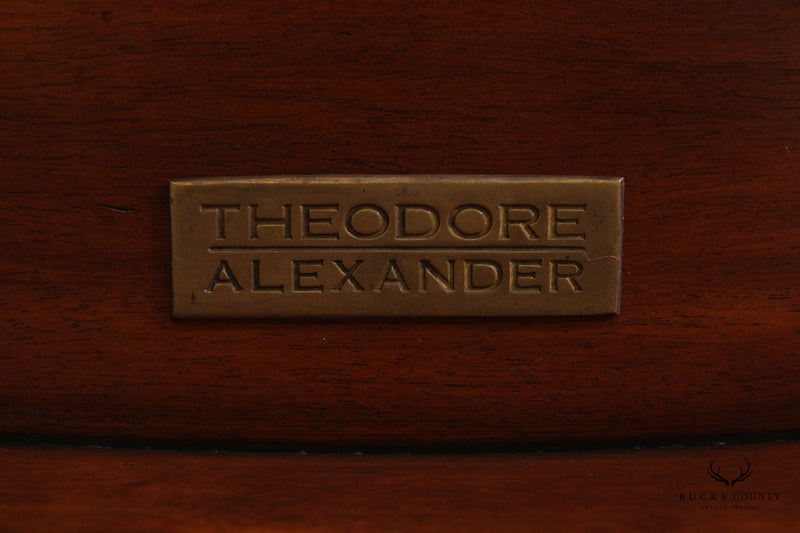 Theodore Alexander Inlaid Mahogany Coffee Table